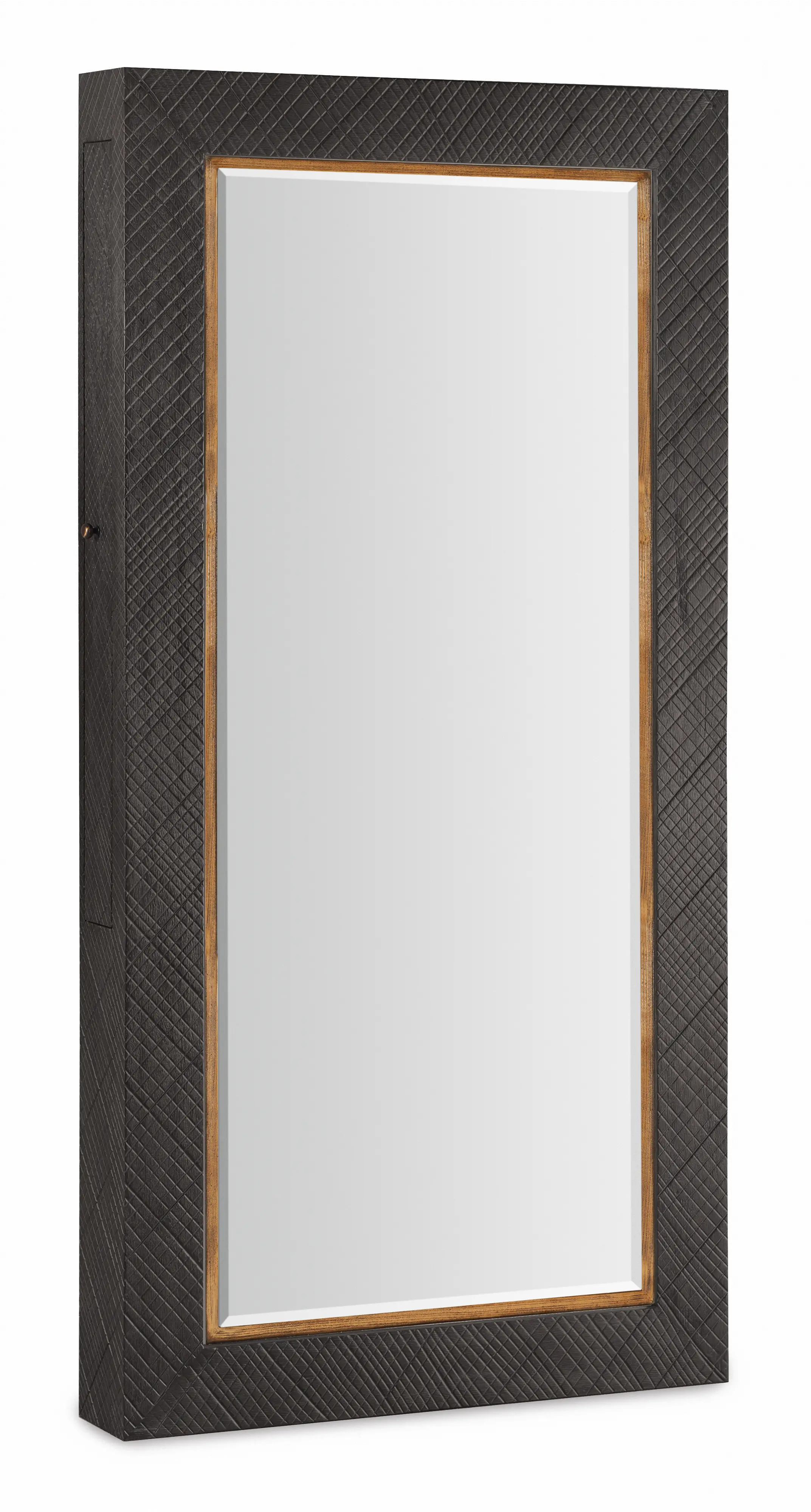 6700-50007-99 Big Sky Gray Floor Mirror with Jewelry Storage-1