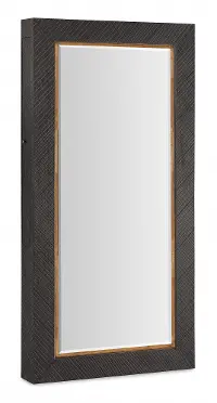 6700-50007-99 Big Sky Gray Floor Mirror with Jewelry Storage