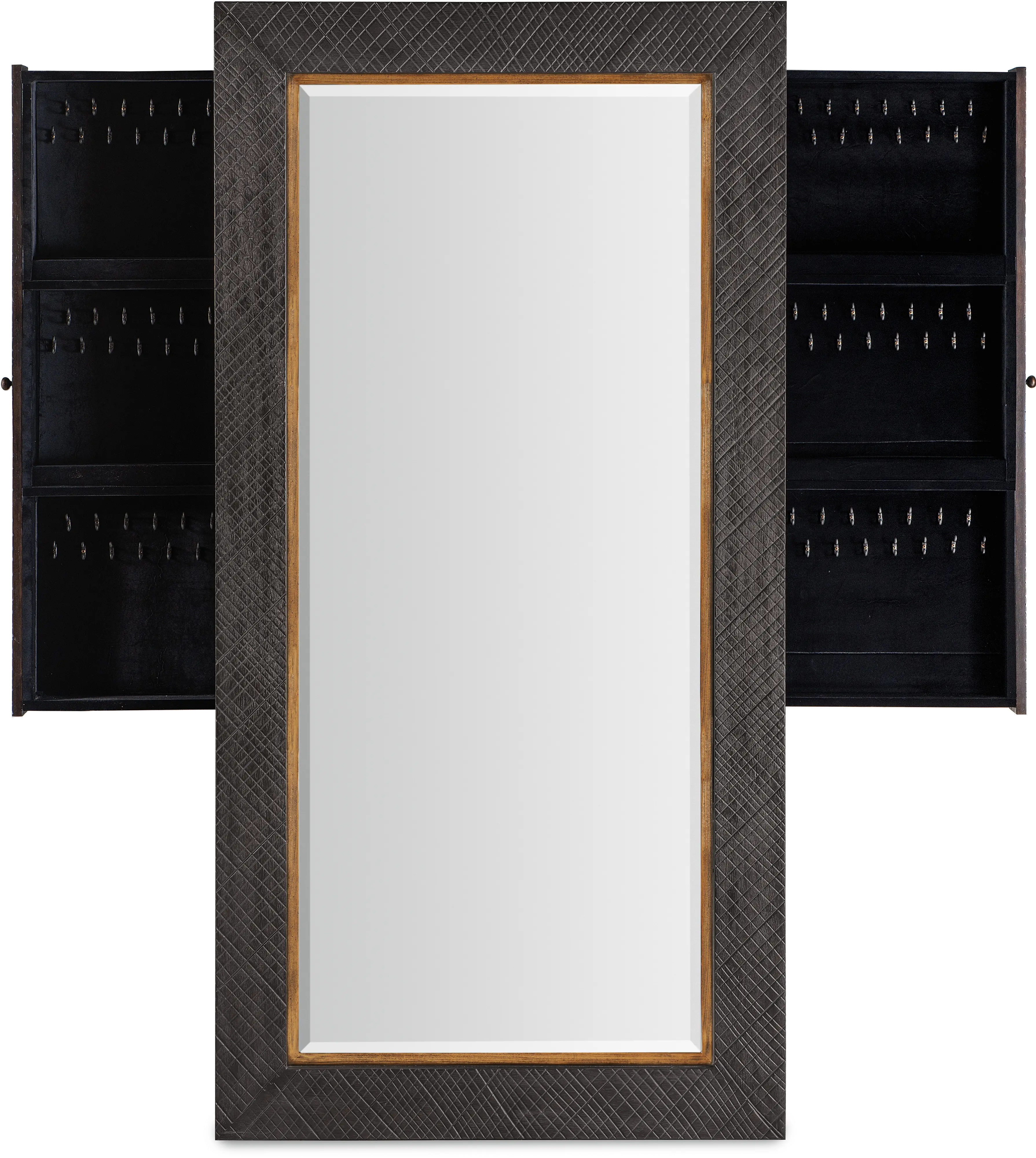 6700-50007-99 Big Sky Gray Floor Mirror with Jewelry Storage-5