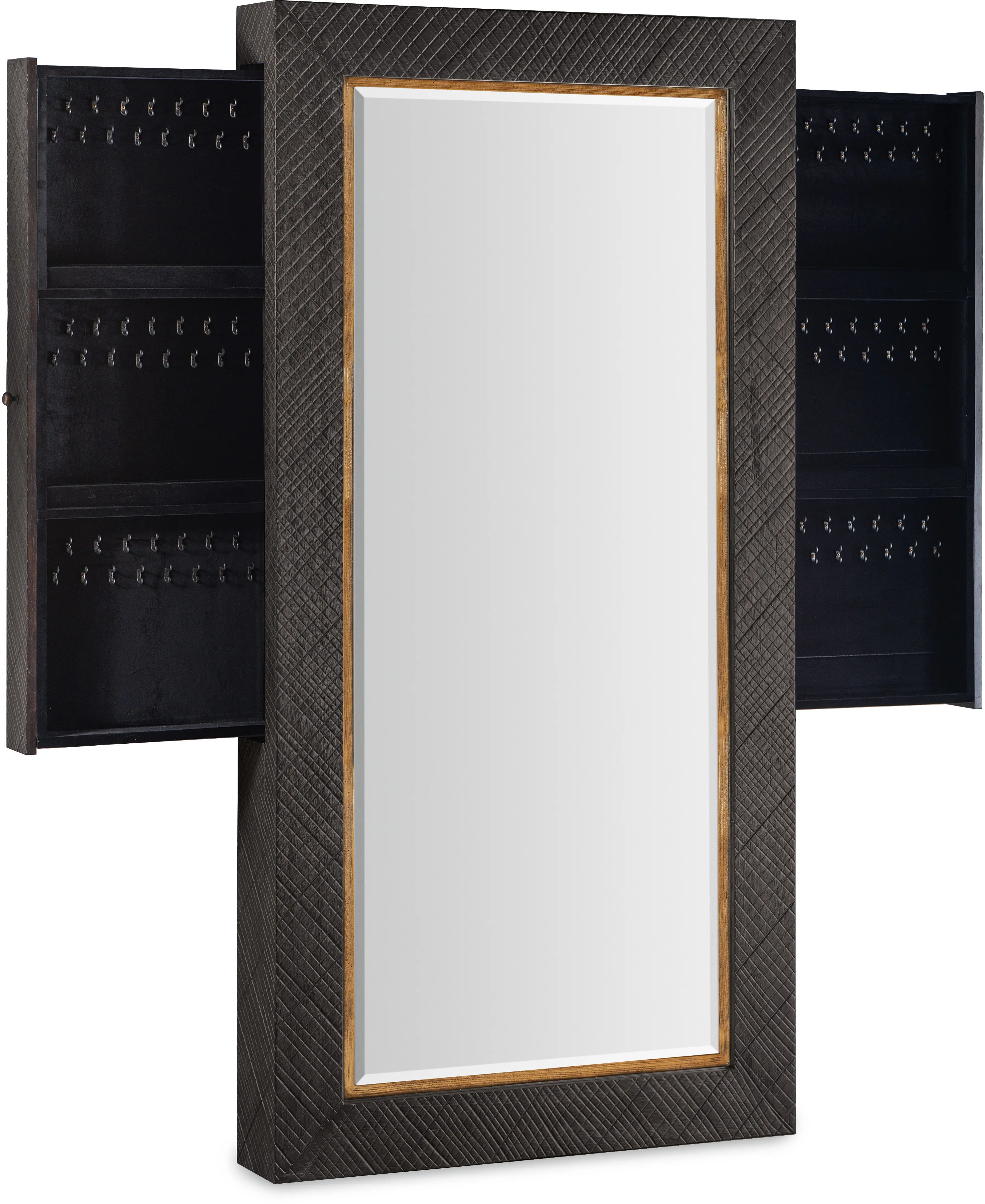 6700-50007-99 Big Sky Gray Floor Mirror with Jewelry Storage-6