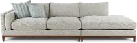 Kelsey Dove Beige 2 Piece Sectional
