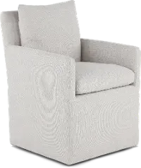 Effie Pale Gray Upholstered Dining Chair