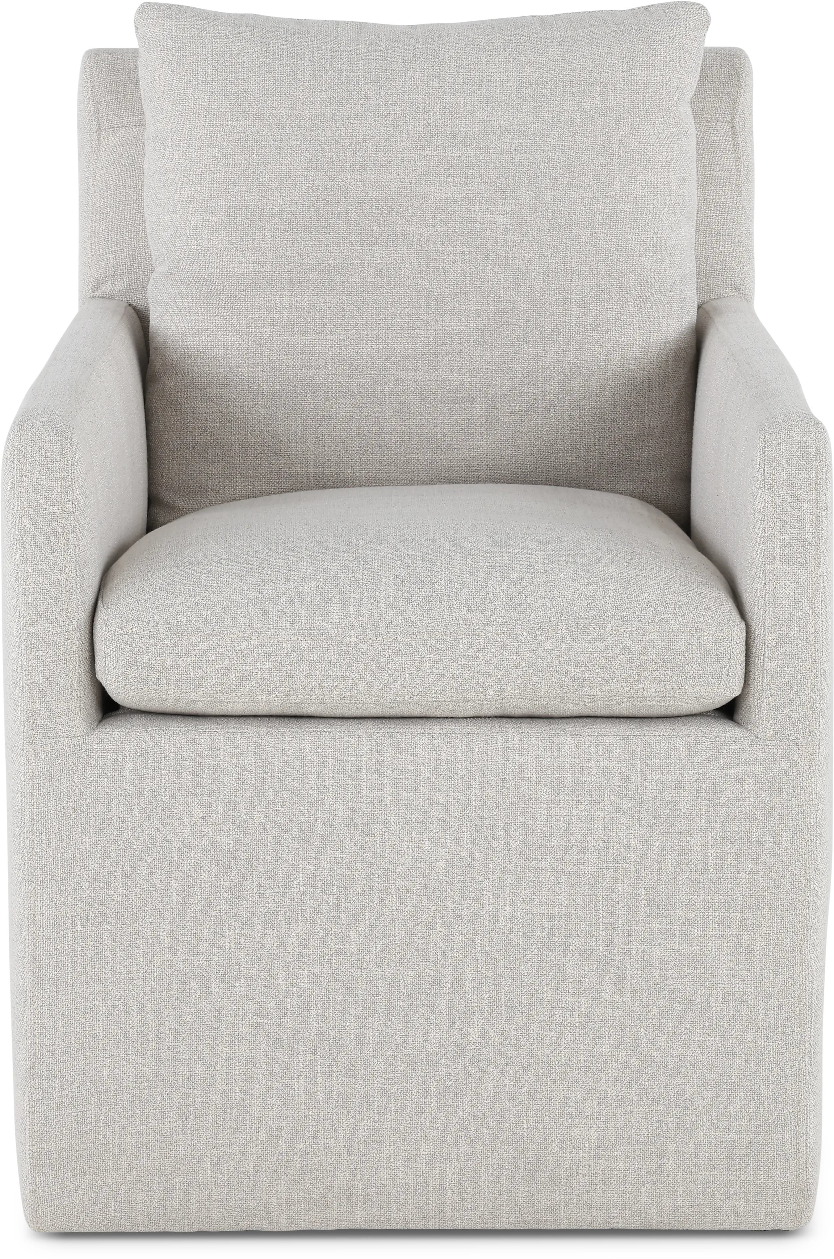 Effie Pale Gray Upholstered Dining Chair-4