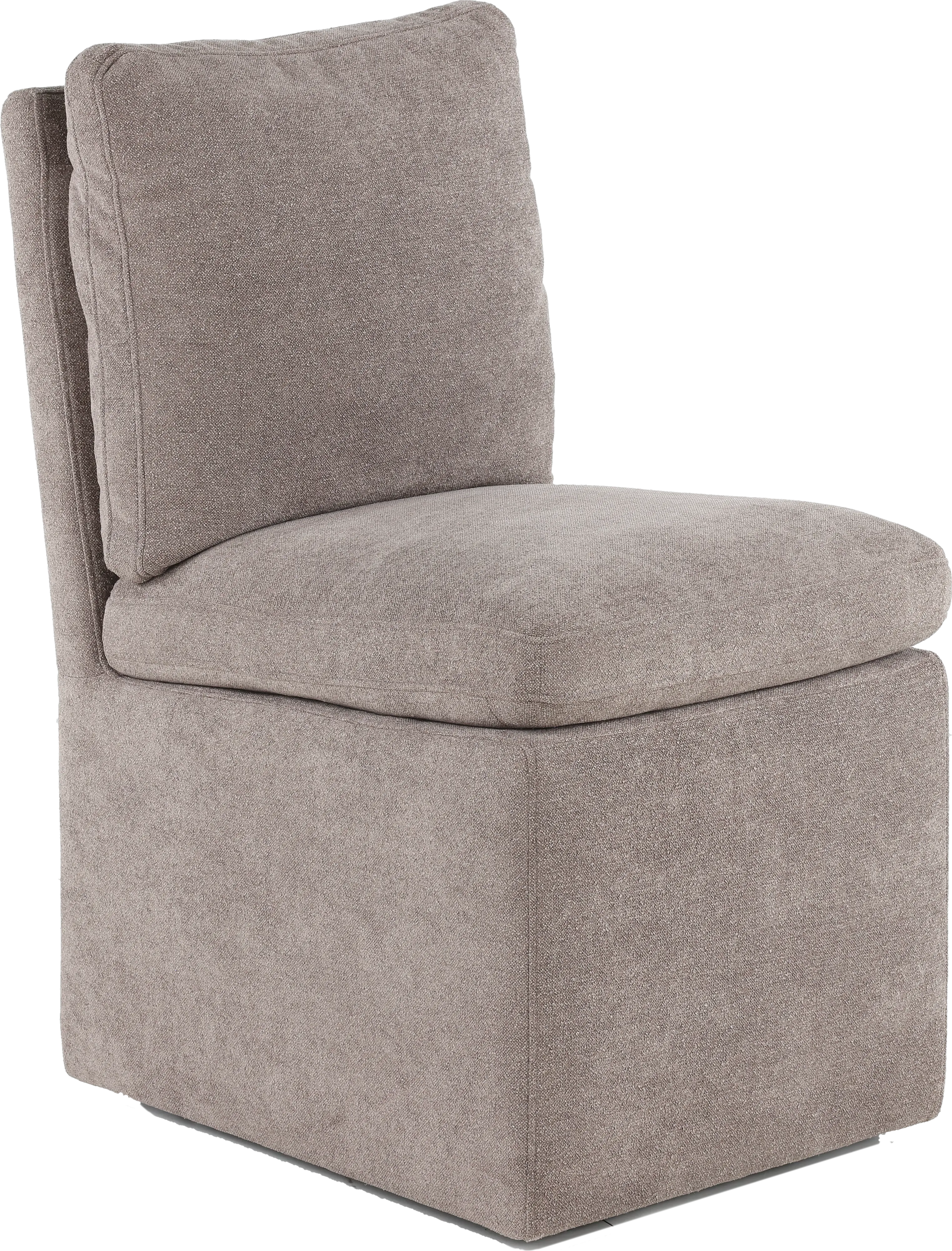 Elite Ash Gray Upholstered Dining Chair-1