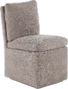 Elite Ash Gray Upholstered Dining Chair