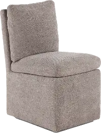 Elite Ash Gray Upholstered Dining Chair