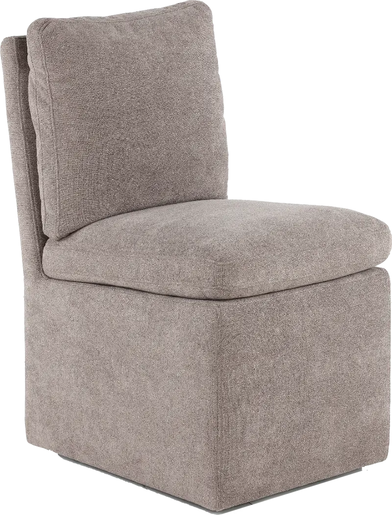 Elite Ash Gray Upholstered Dining Chair