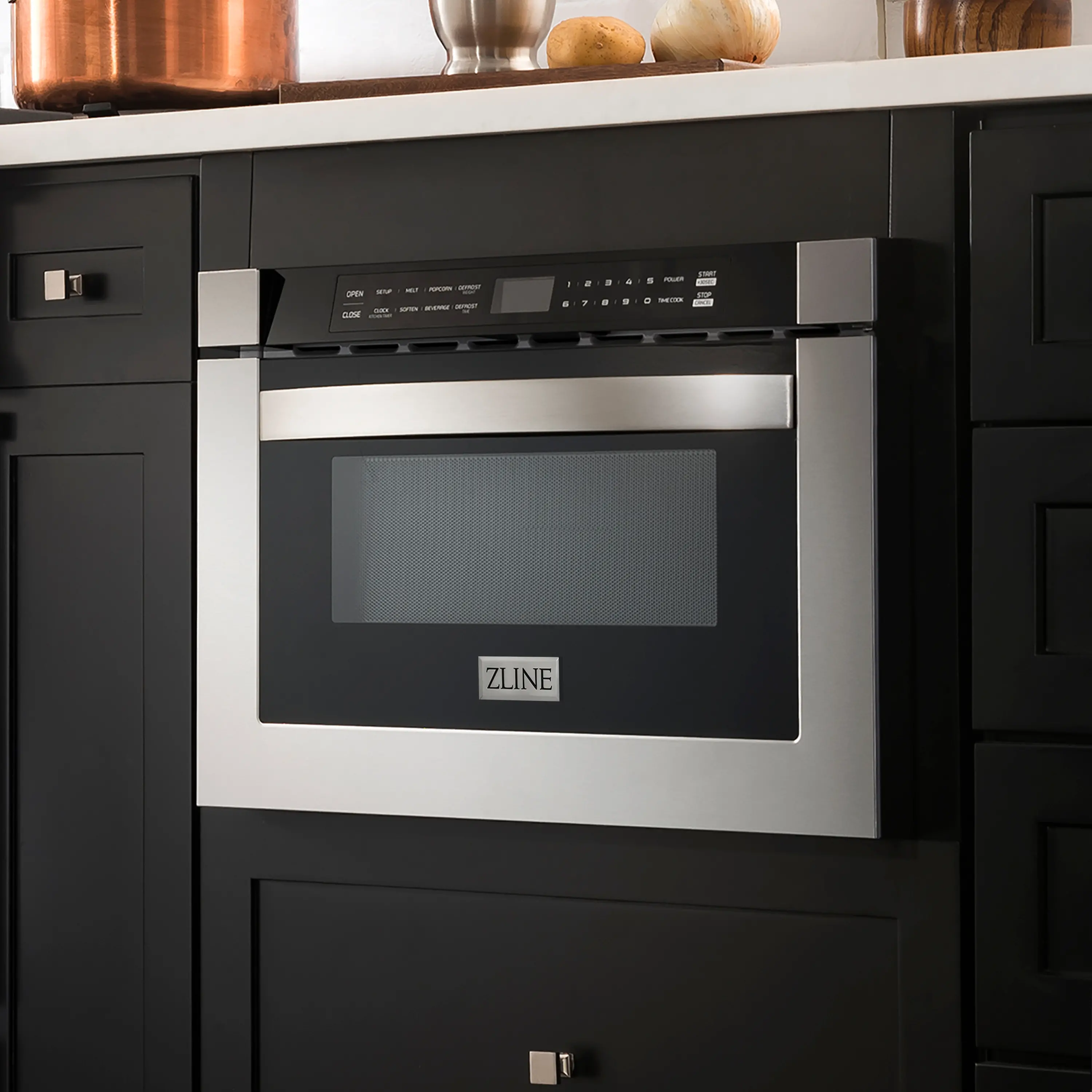 MWD-1 ZLINE 1.2 cu ft Built In Microwave Drawer - Stainless Steel-2