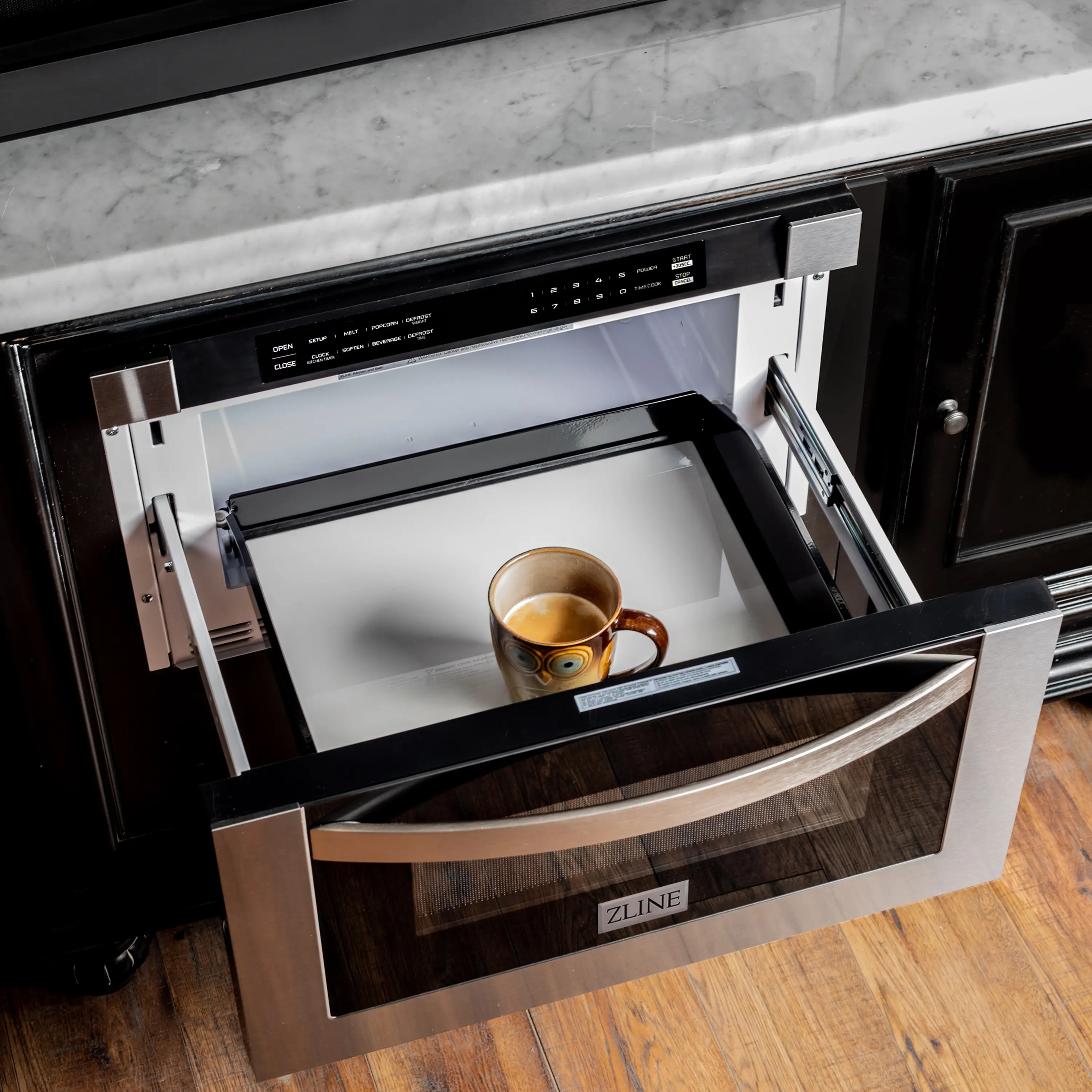 MWD-1 ZLINE 1.2 cu ft Built In Microwave Drawer - Stainless Steel-8