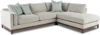 Kelsey Dove Beige 3 Piece Sectional