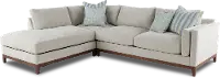Kelsey Dove Beige 3 Piece Sectional