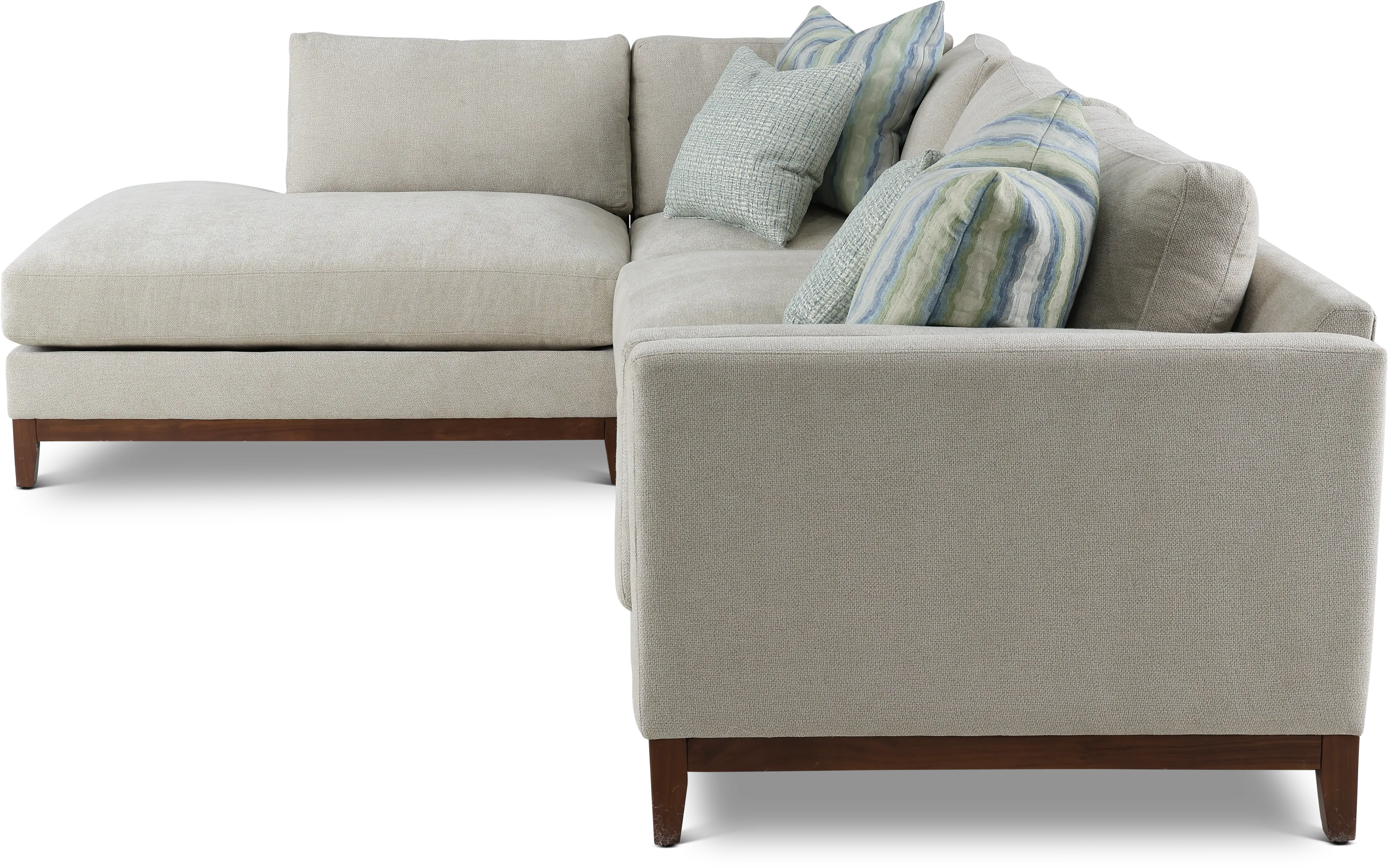 Kelsey Dove Beige 3 Piece Sectional-5