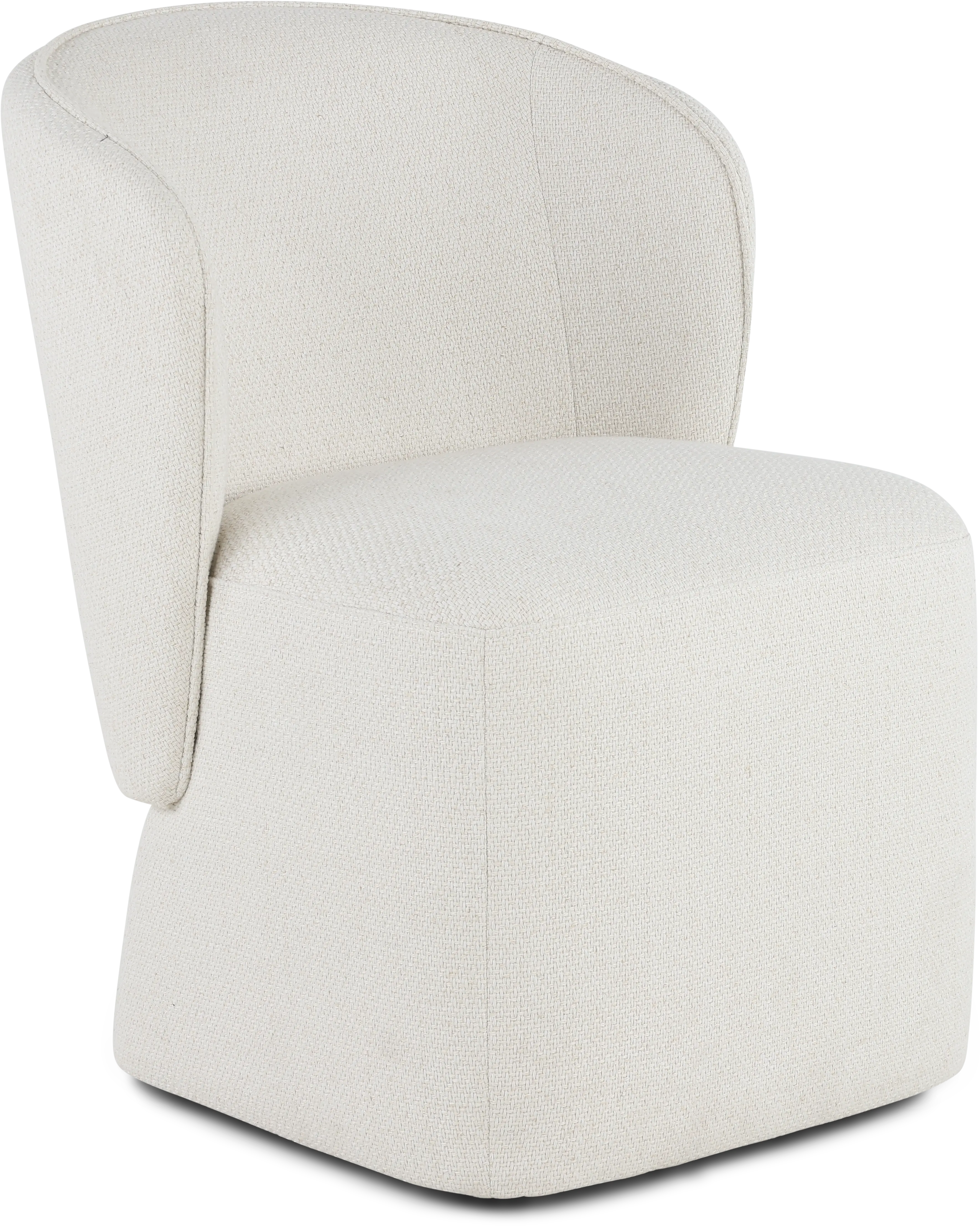 Dinara White Upholstered Dining Chair-1