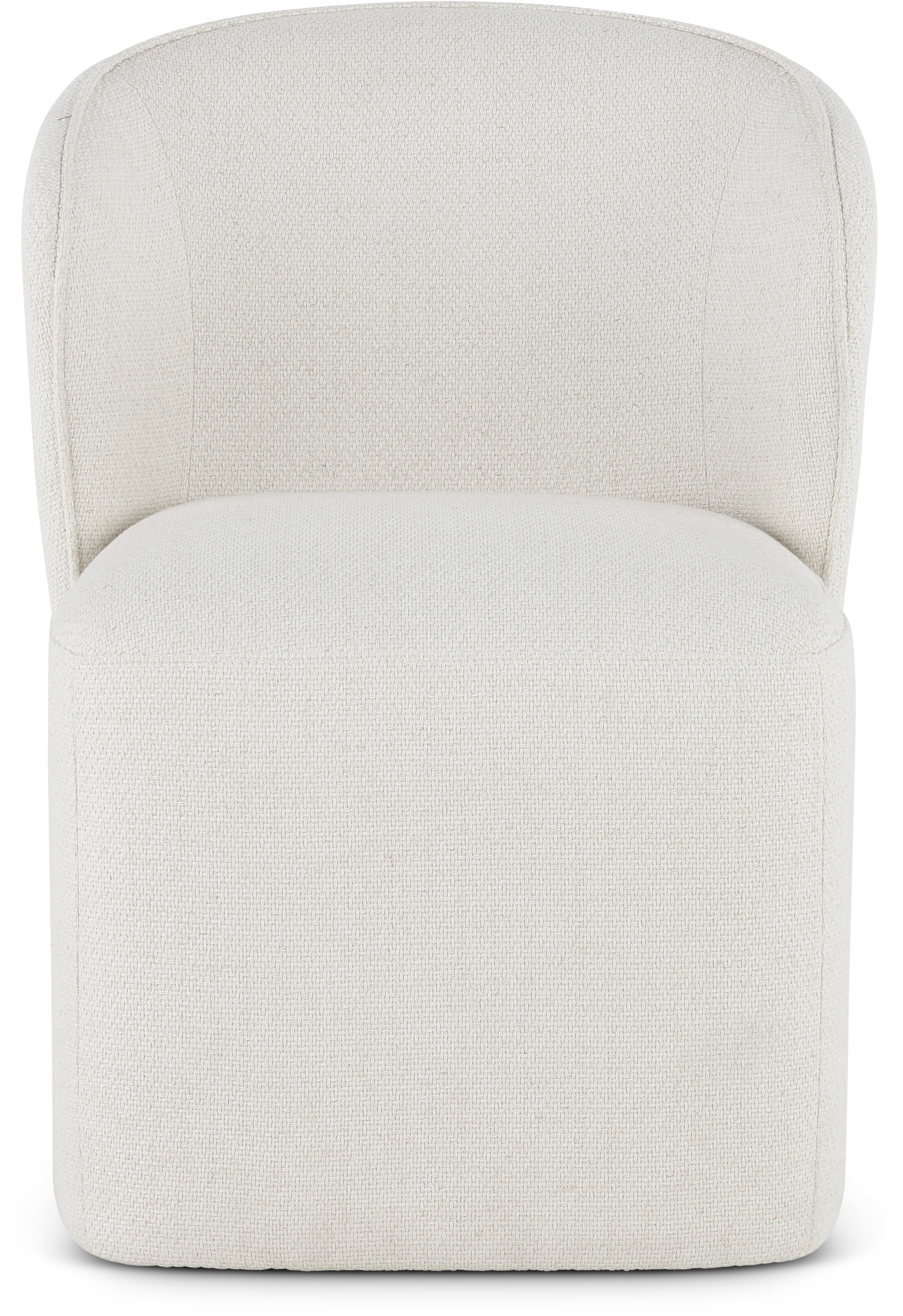 Dinara White Upholstered Dining Chair-4