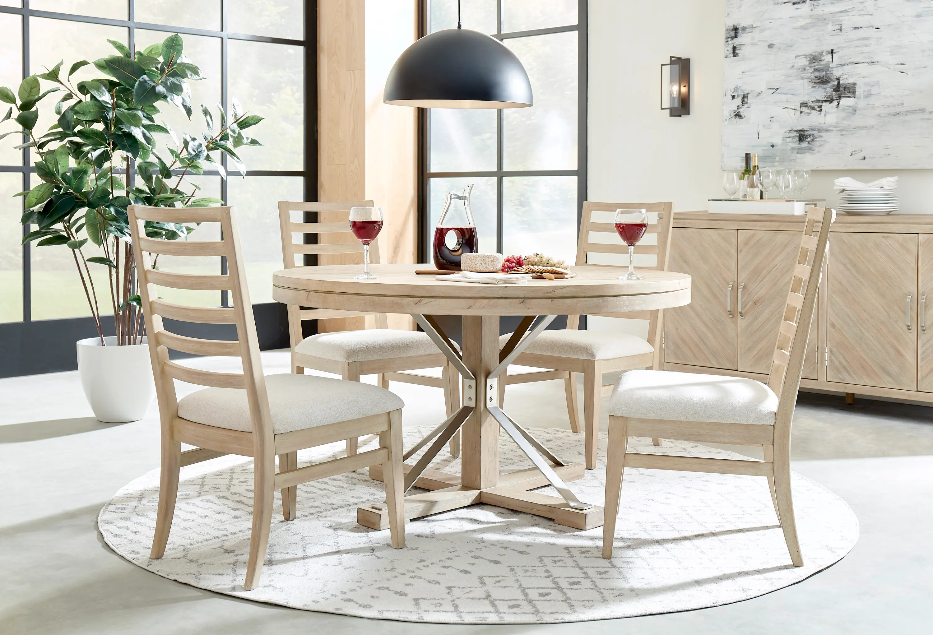 Morgan  Acacia Wood Dining Chair-3