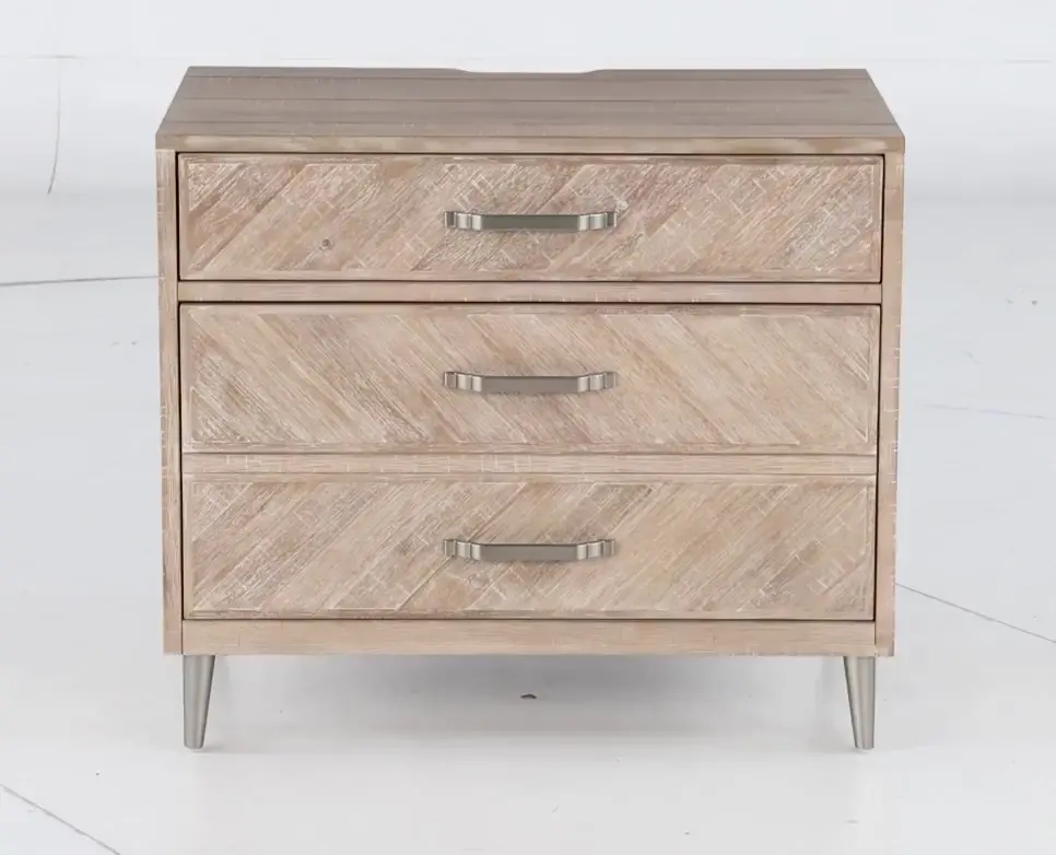 Morgan Acacia Wood Nightstand-5
