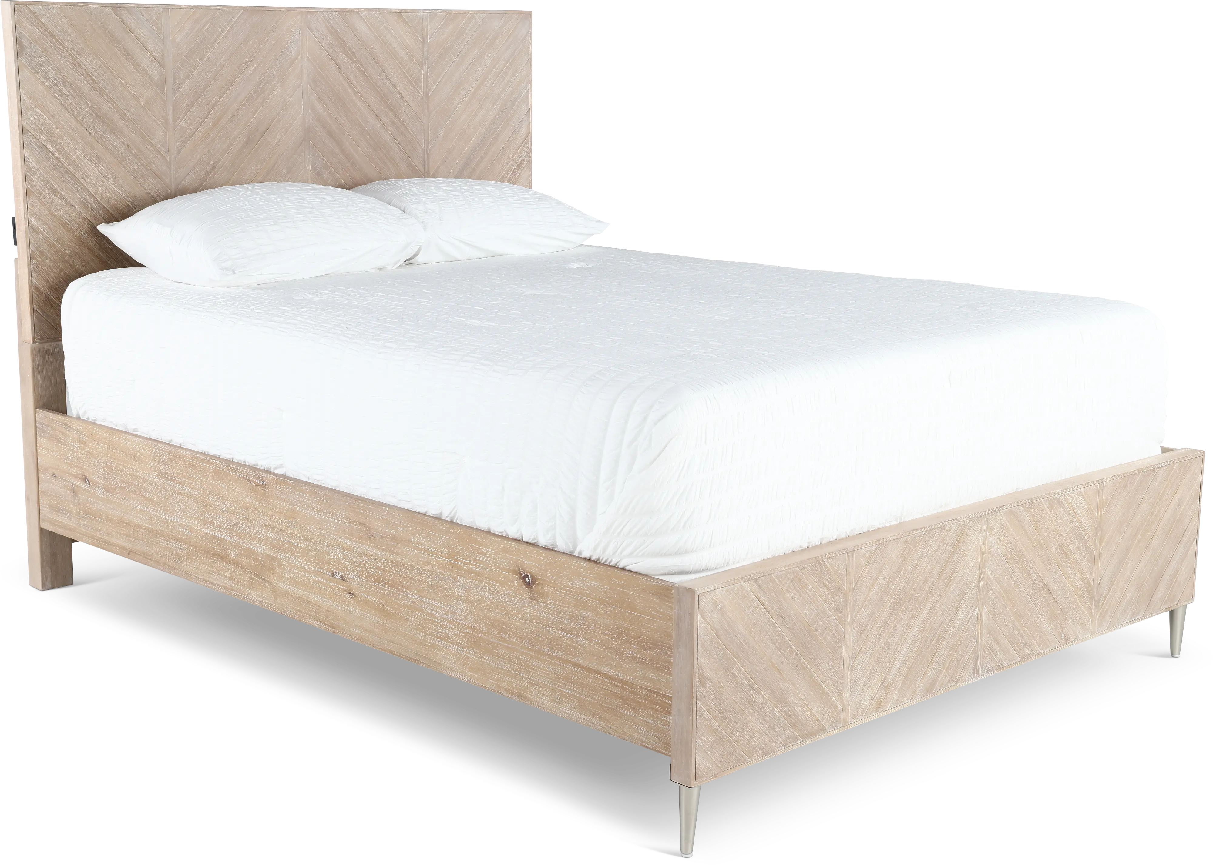 Morgan Acacia Wood King Bed-1
