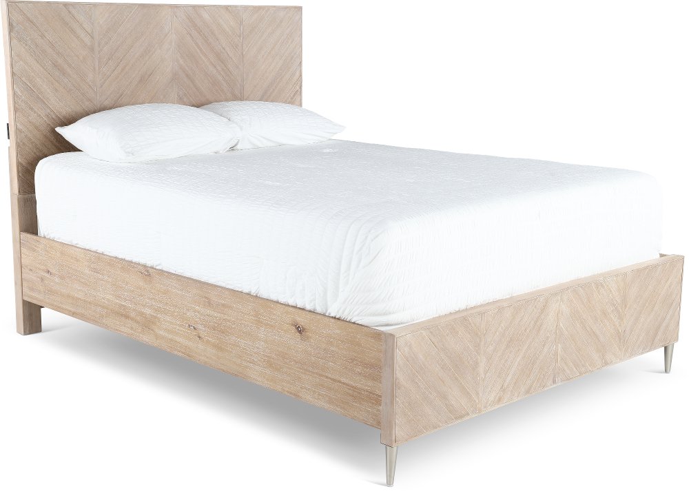 Morgan Acacia Wood King Bed