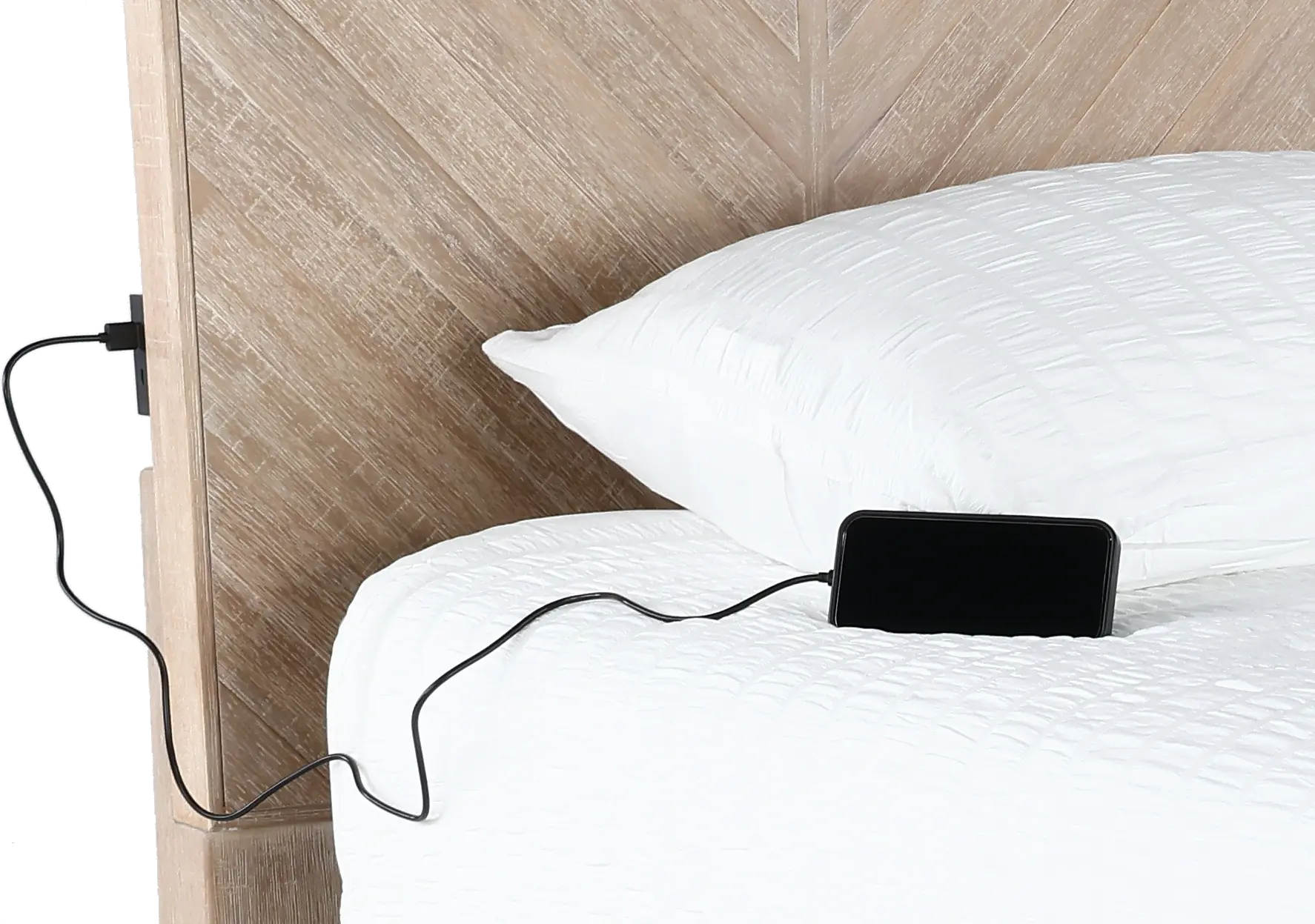 Morgan Acacia Wood King Bed-2