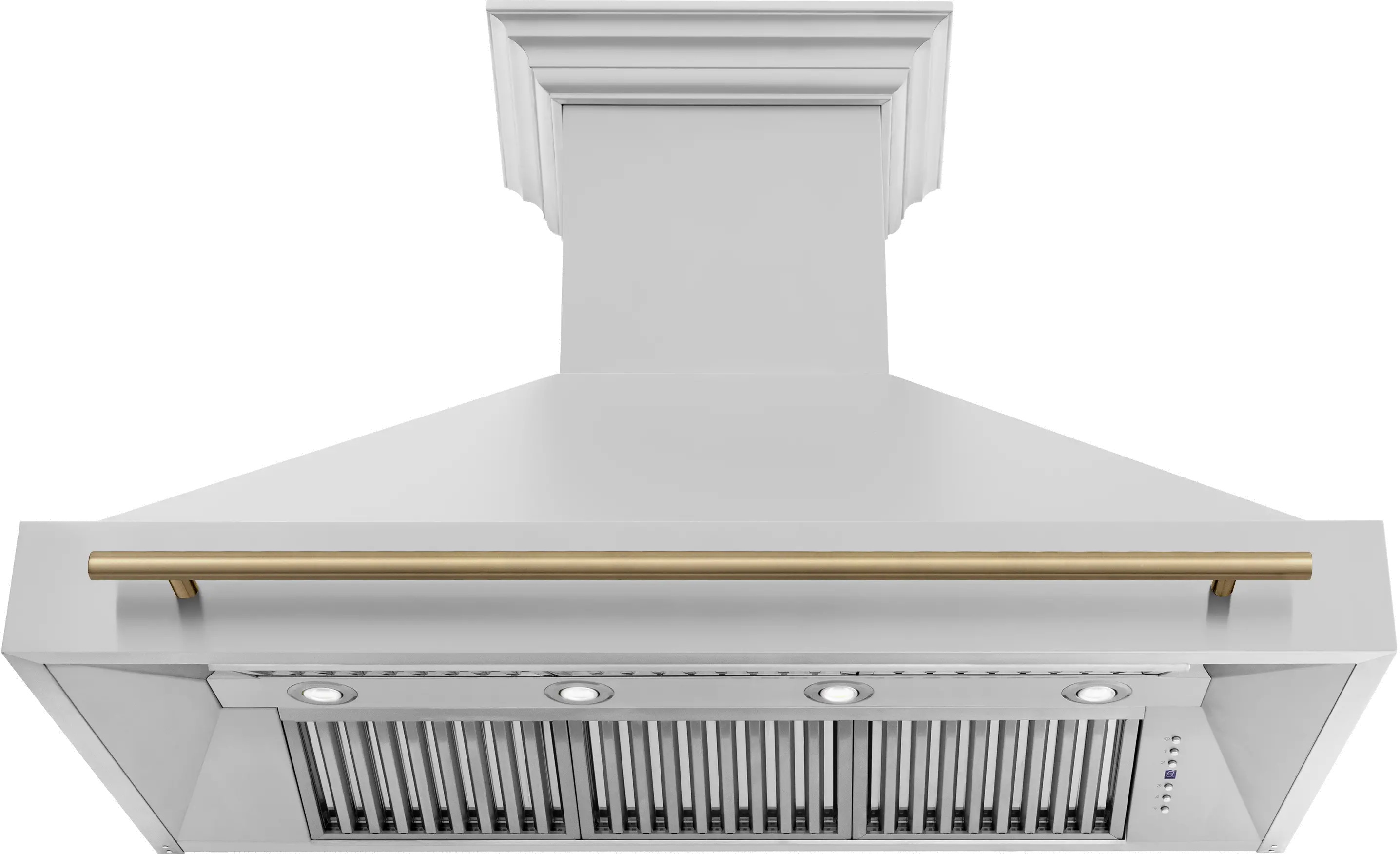 8654STZ-48-CB ZLINE Autograph Edition 48 Inch Wall Mount Range Hood - Stainless Steel-1