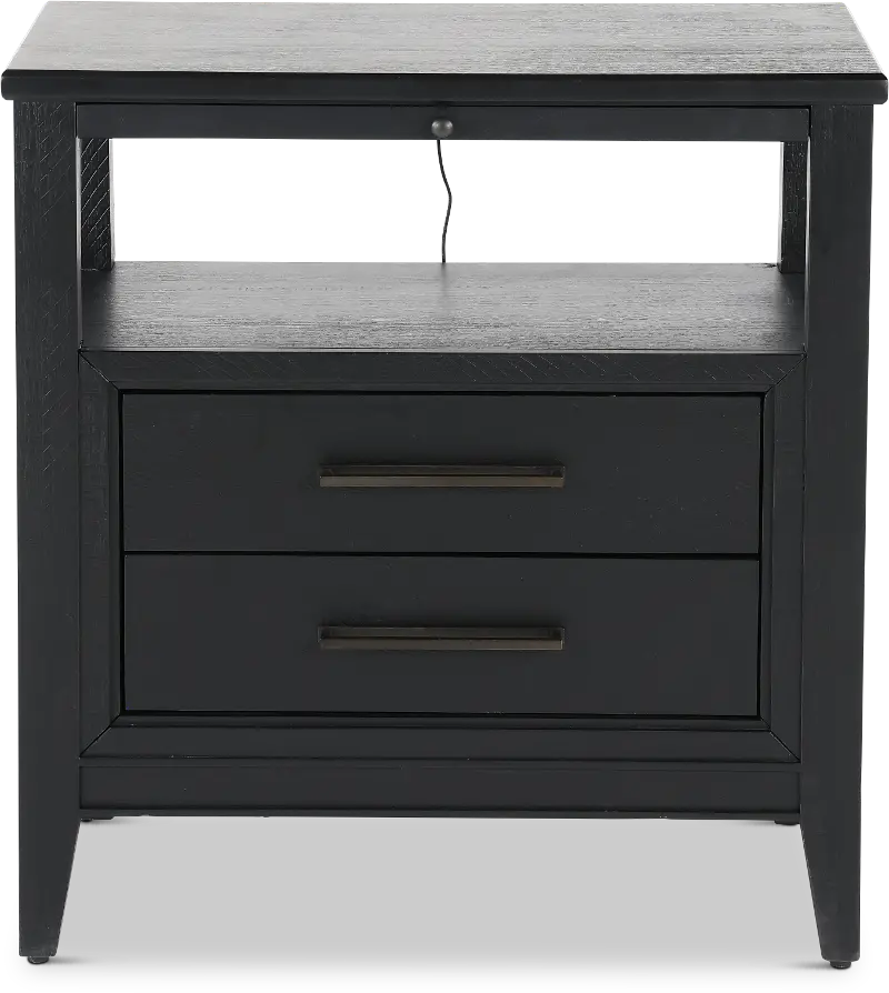 Callahan Black Nightstand