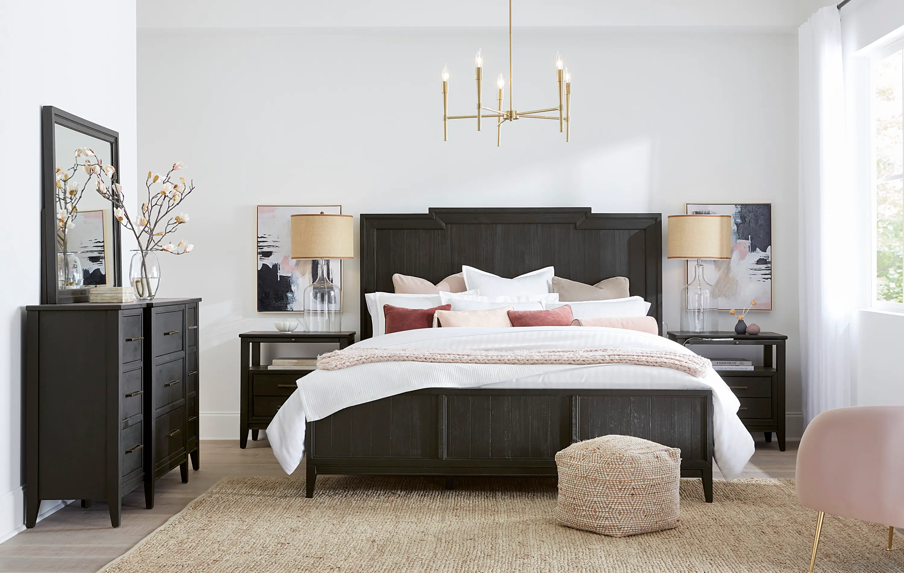 Callahan Black Queen Bed-2