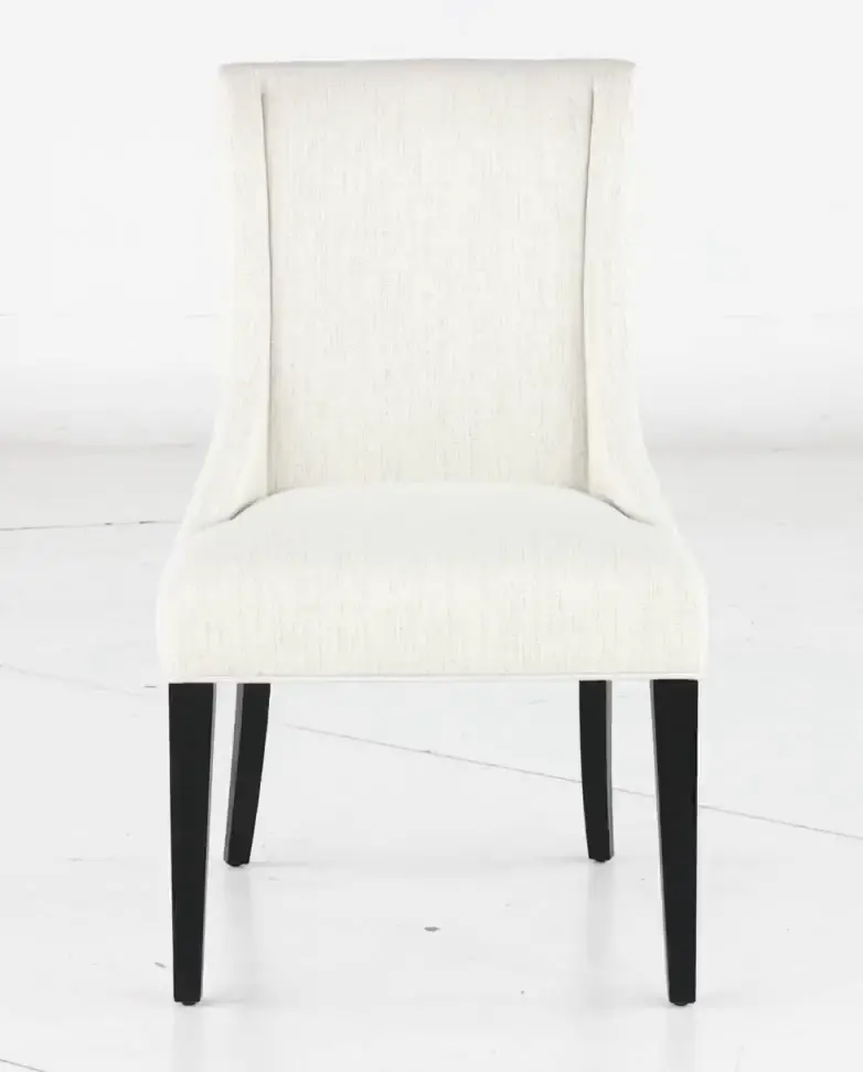 Callahan Black and Off-White Upholstered Dining Chair-6