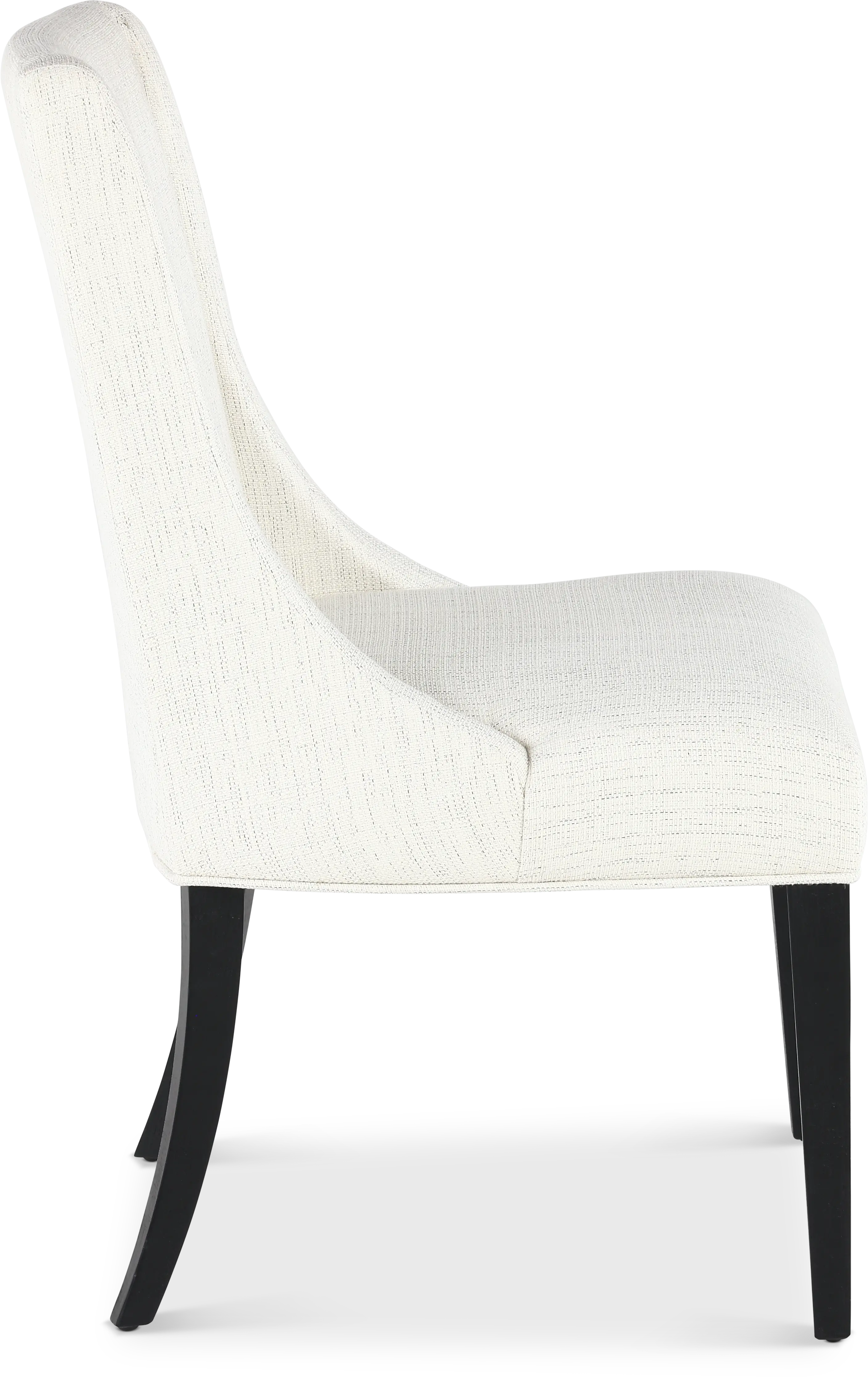 Callahan Black and Off-White Upholstered Dining Chair-7