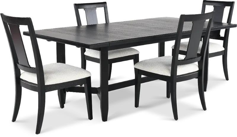 Callahan Black 5 Piece Dining Set