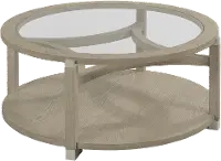 Solstice Soft Beige Round Coffee Table