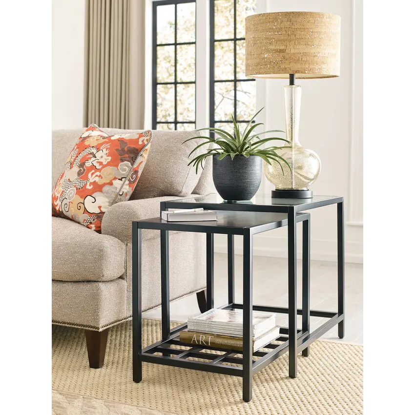 Mackintosh Black Nesting End Tables-2