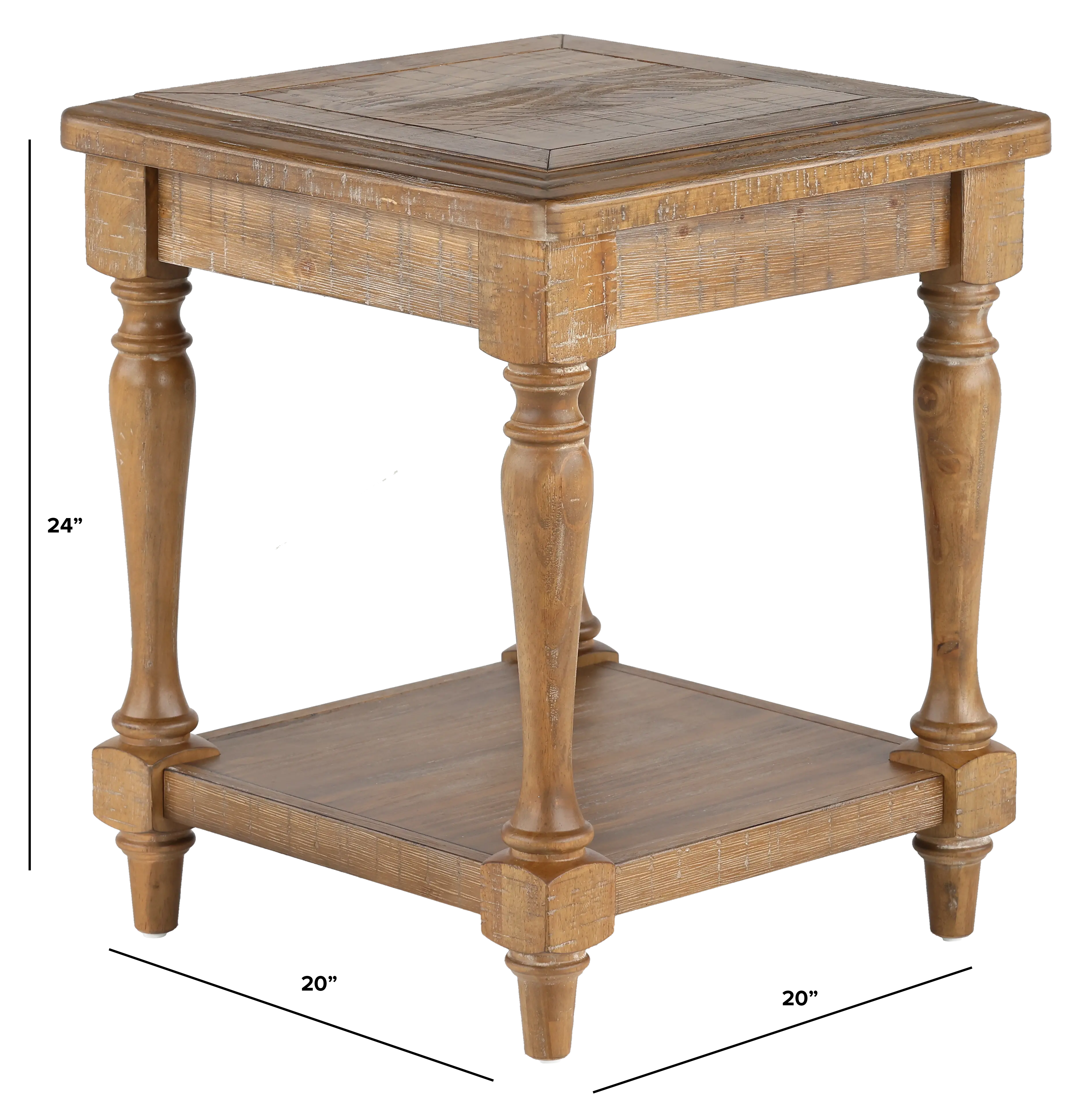 Augusta Brown End Table-3