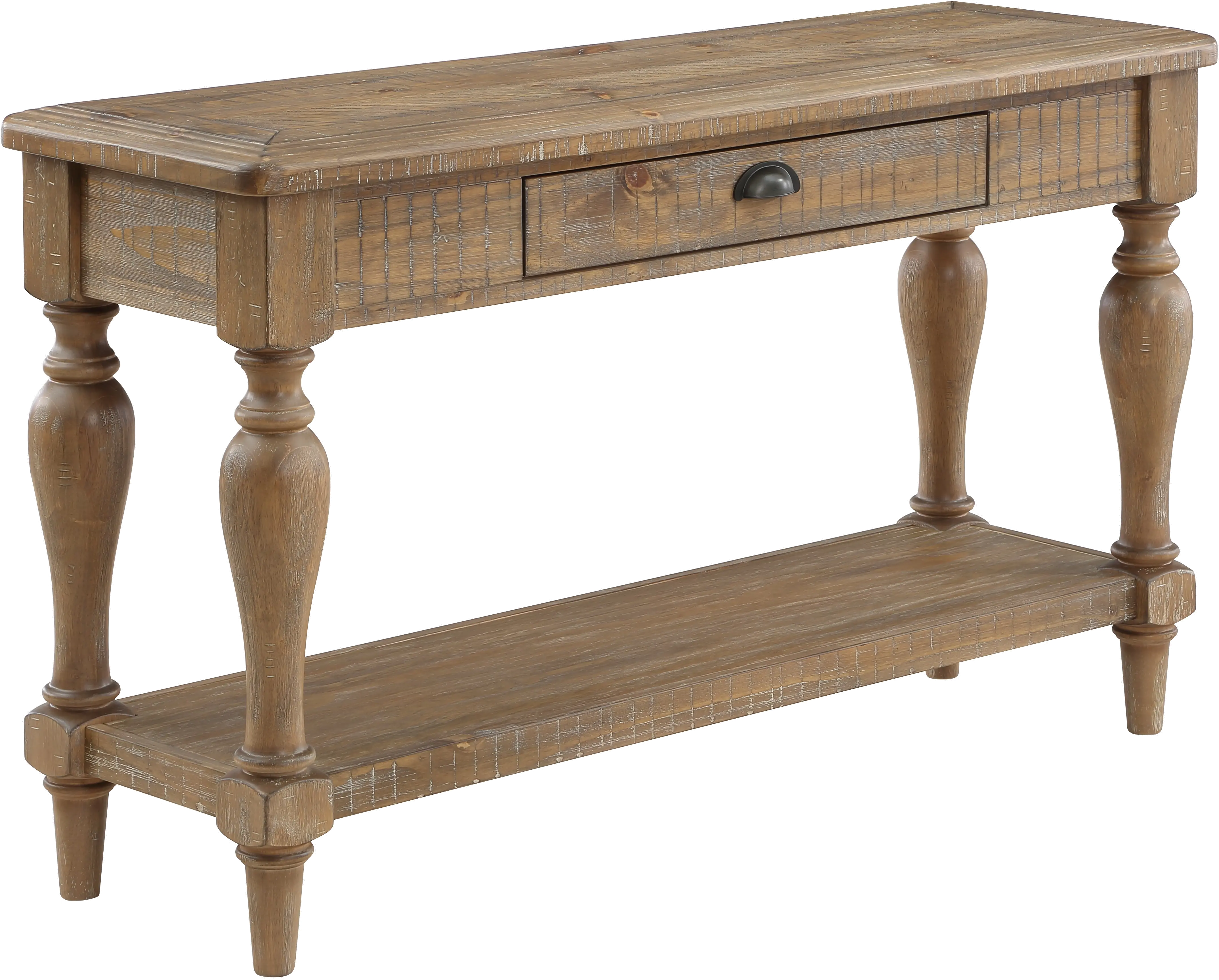 Augusta Brown Sofa Table-1
