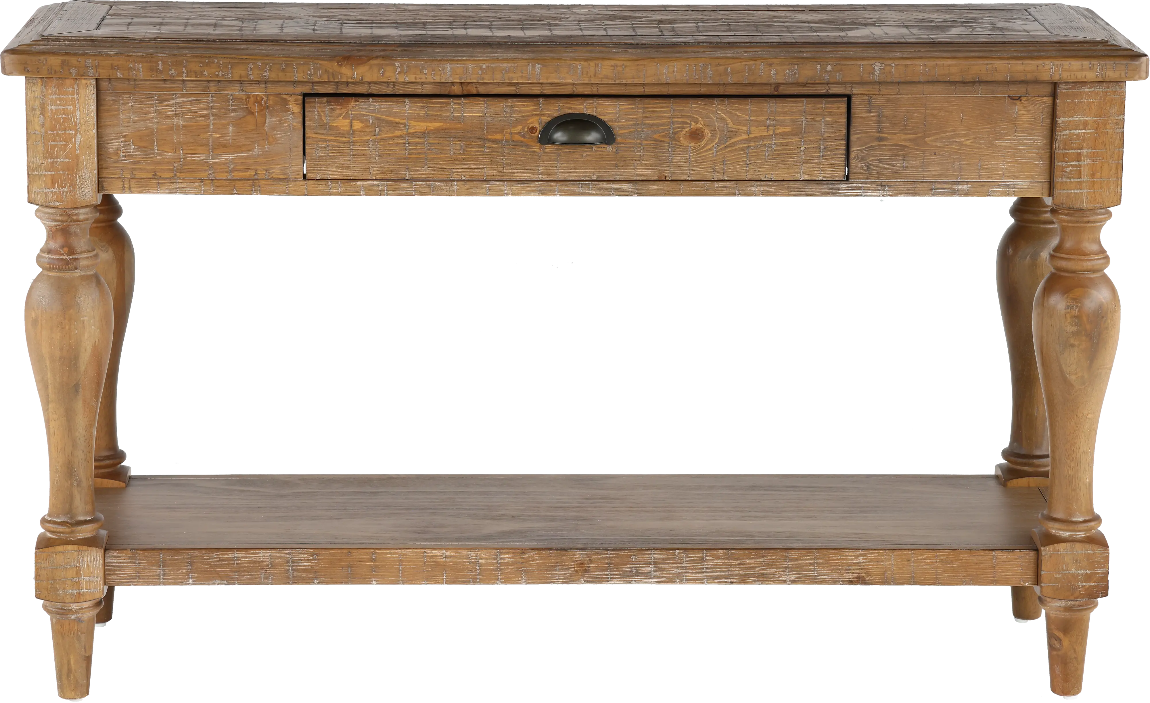 Augusta Brown Sofa Table-2