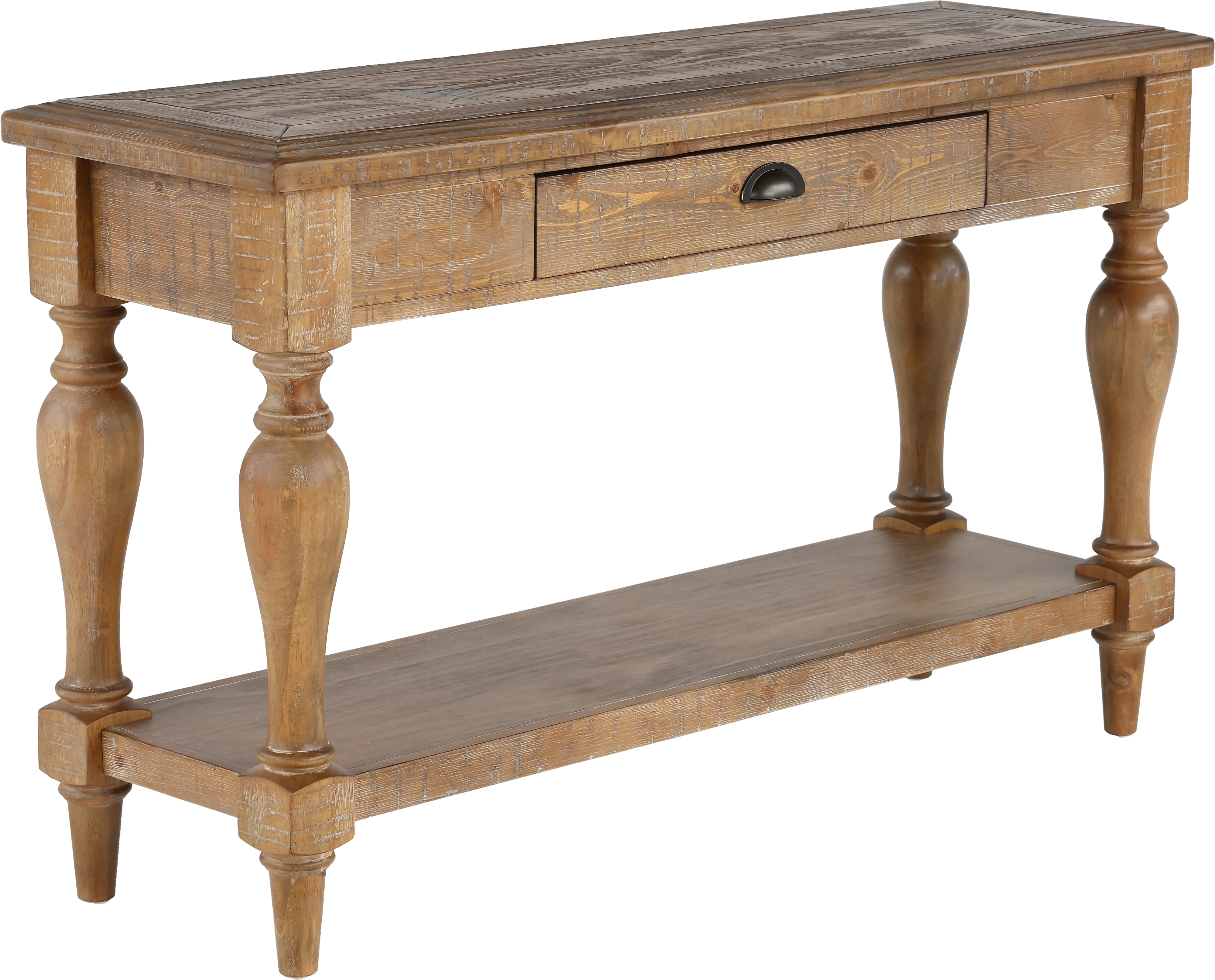 Augusta Brown Sofa Table-3