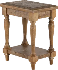 Augusta Brown Chairside Table