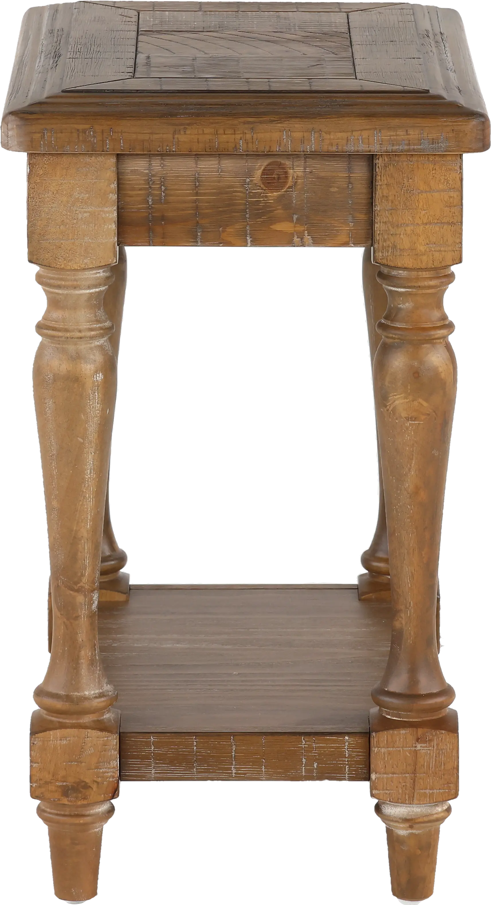 Augusta Brown Chairside Table-4