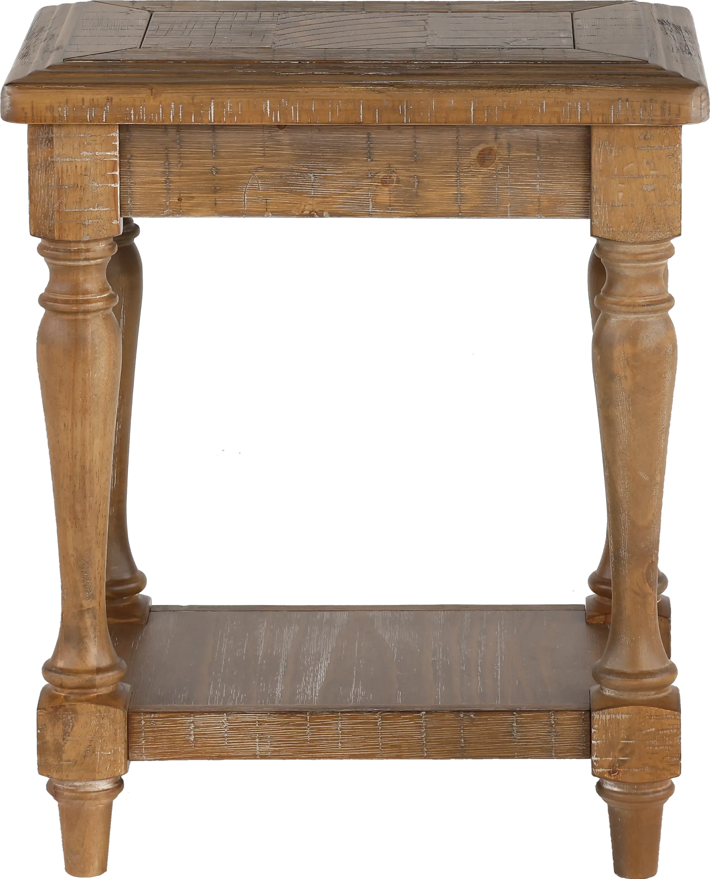 Augusta Brown Chairside Table-5