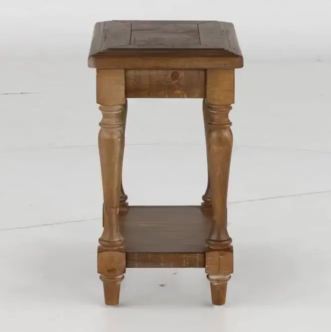 Augusta Brown Chairside Table-7