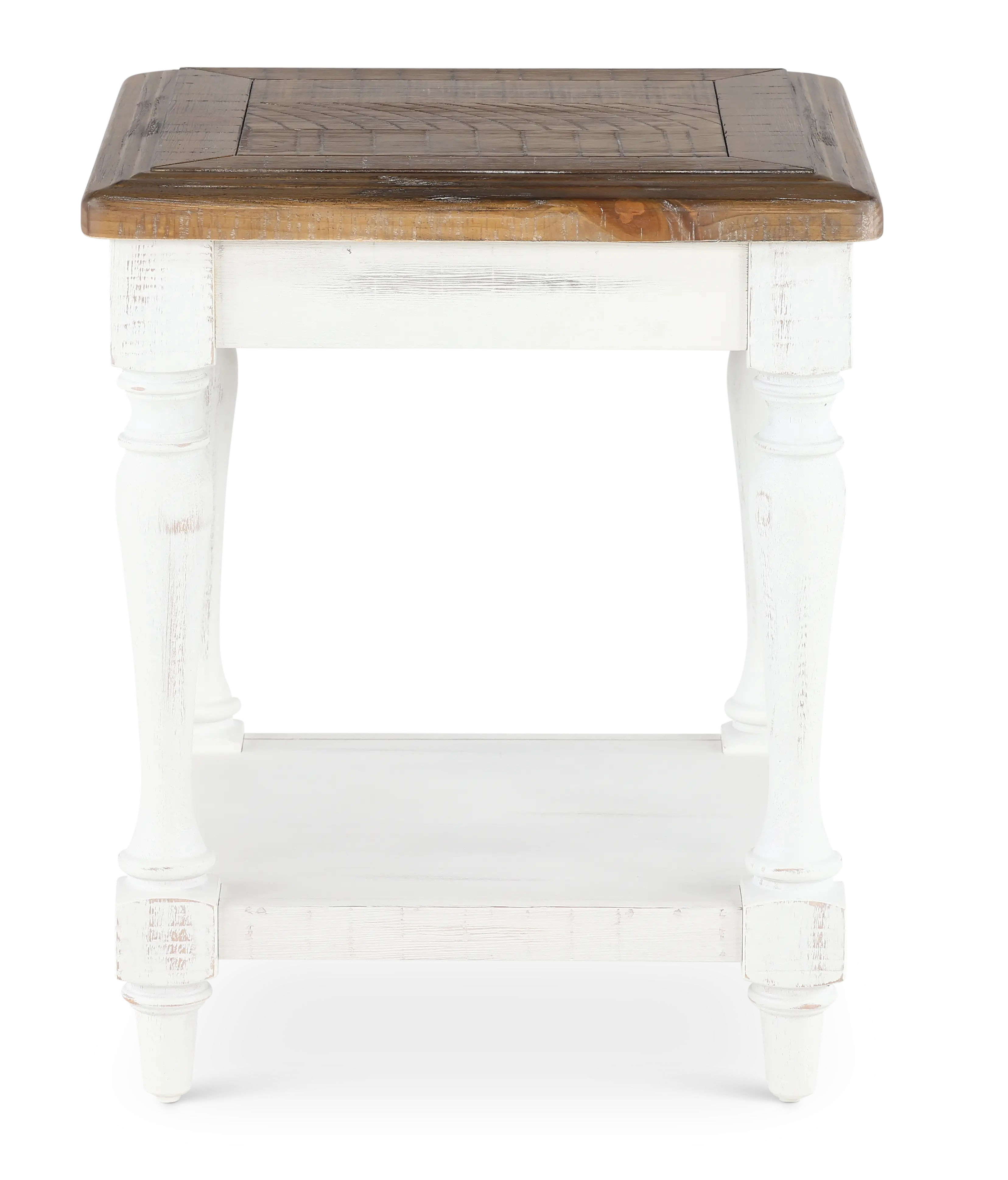 Augusta White End Table-2