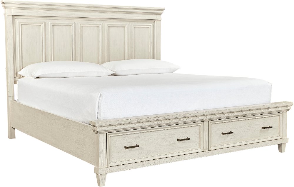 Carmen Ivory King Storage Bed