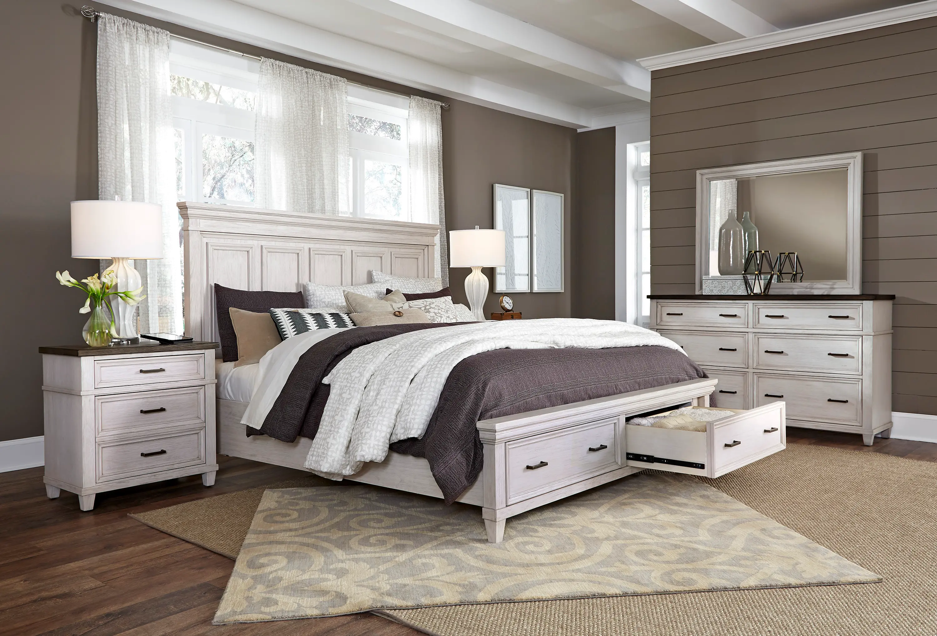 Carmen Ivory King Storage Bed-2