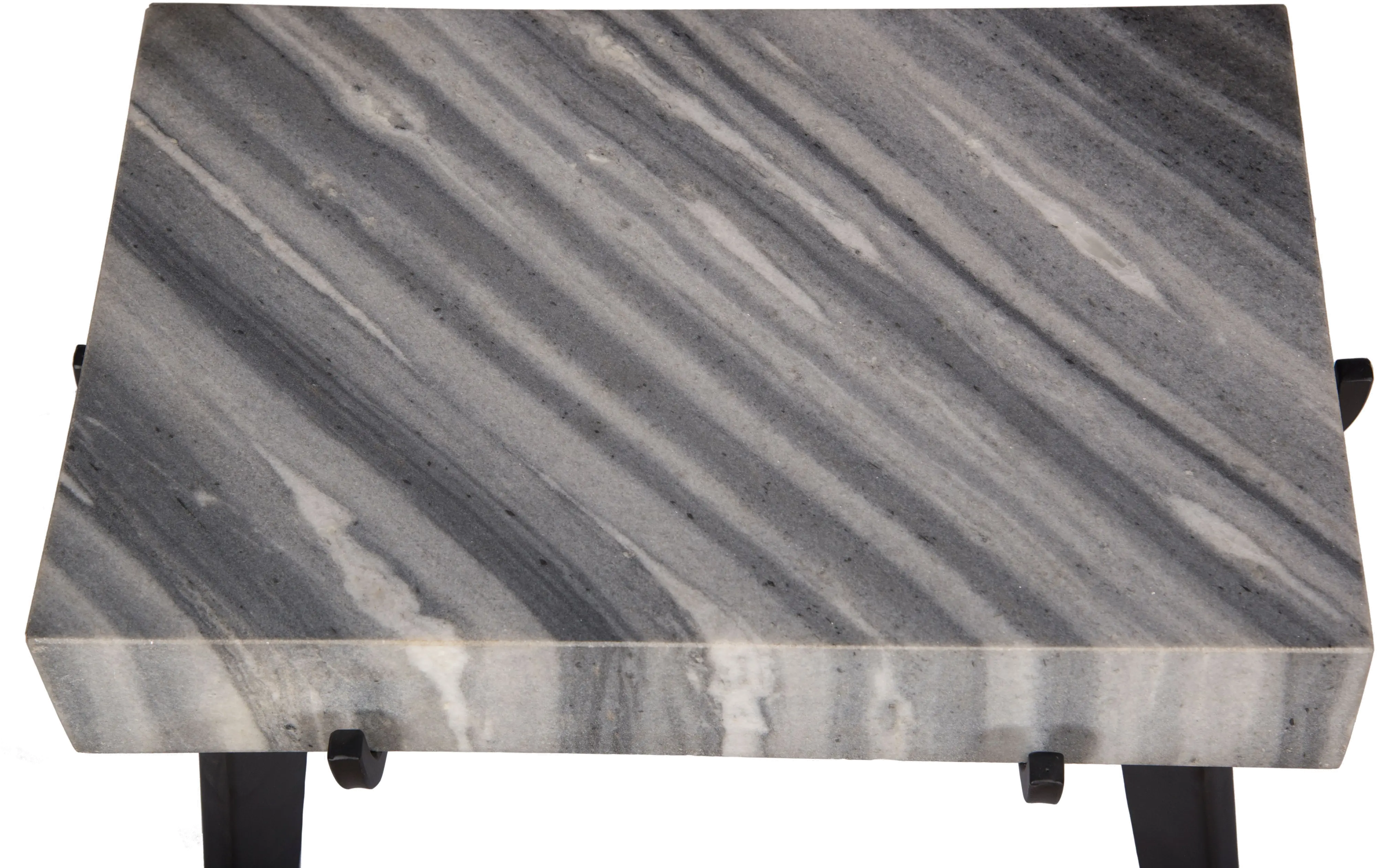 15240 Landon Gray Marble Accent Table-4