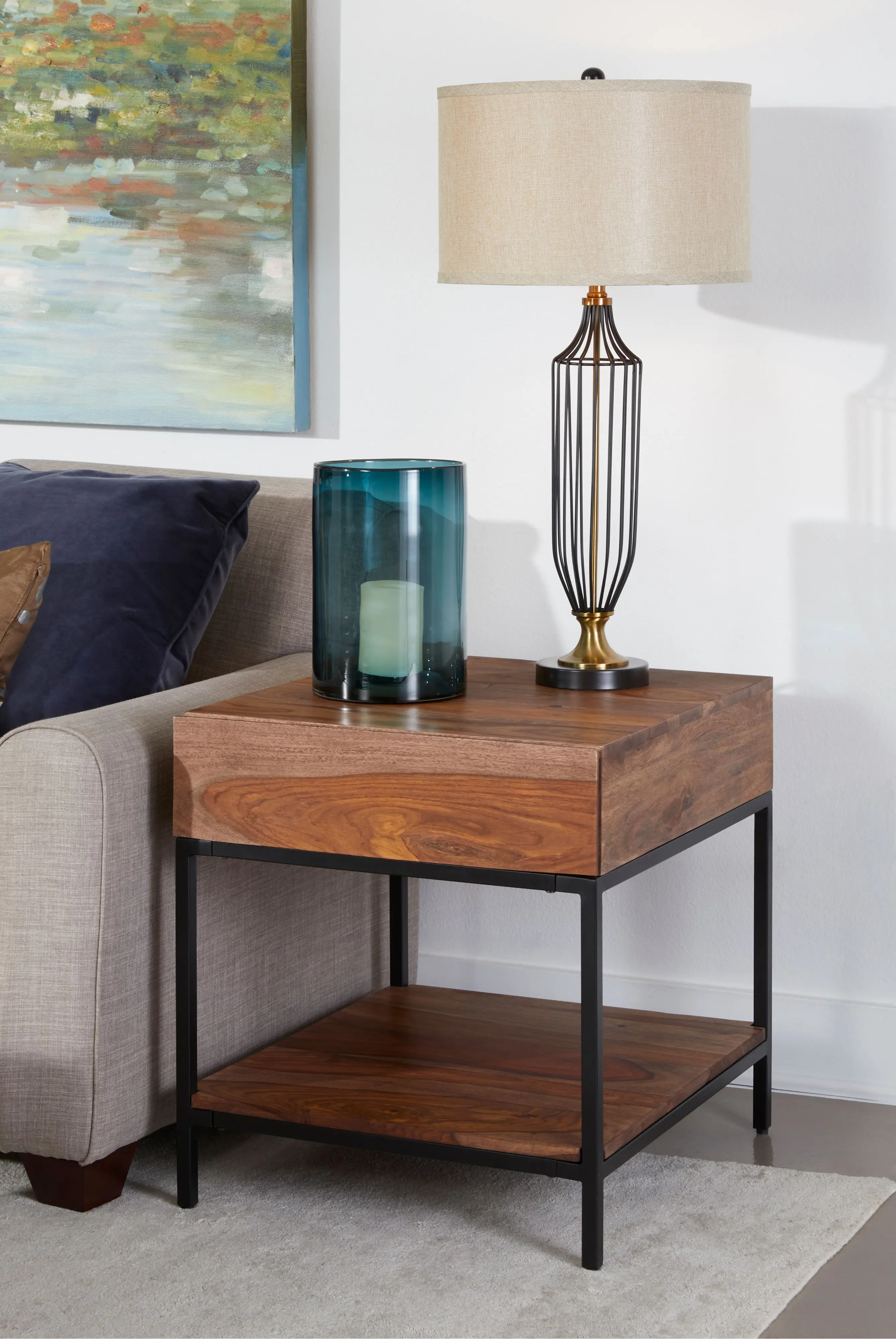 73307 Springdale Natural Brown End Table-2