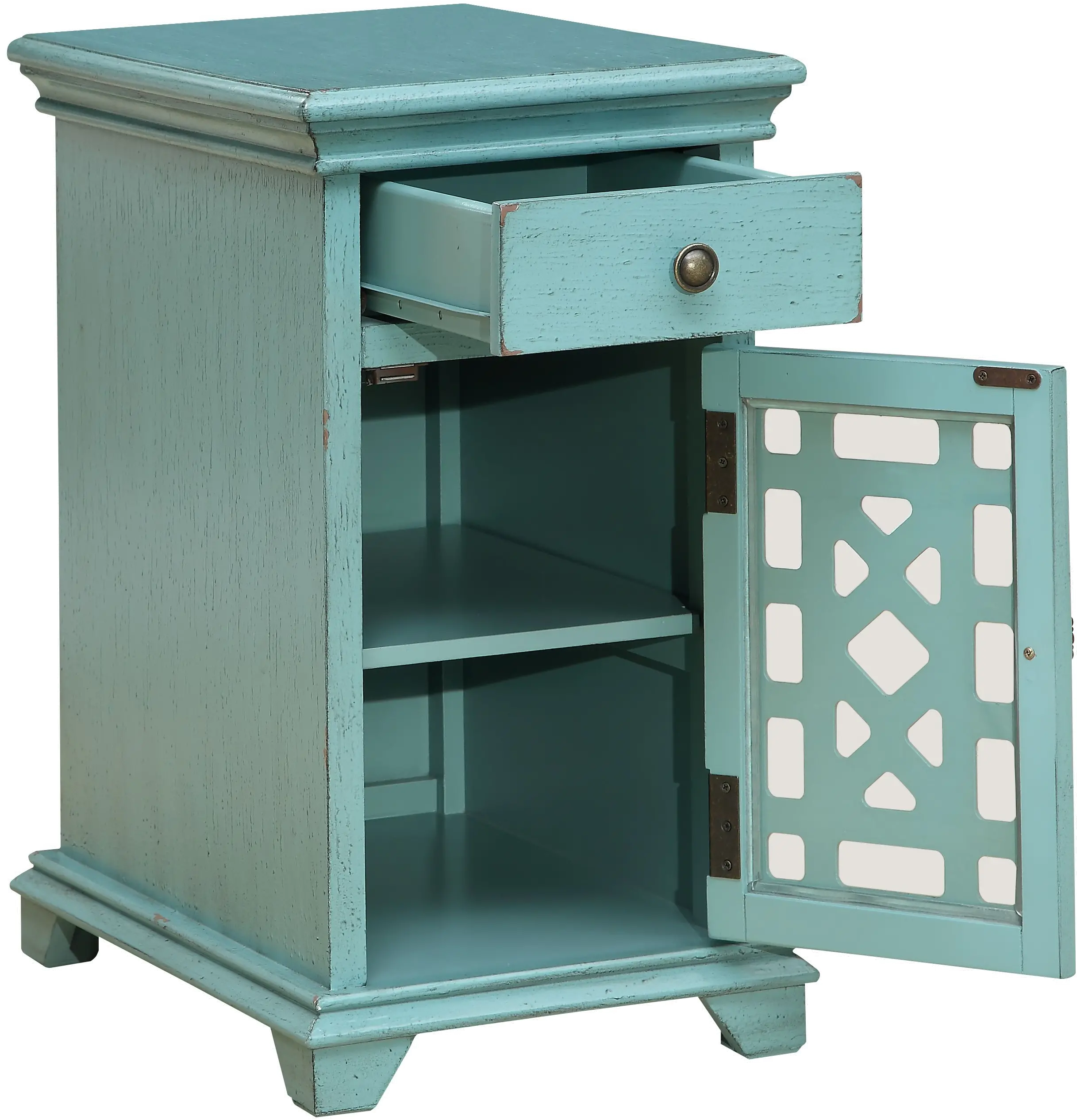 96605 Becka Blue Chairside Table-7