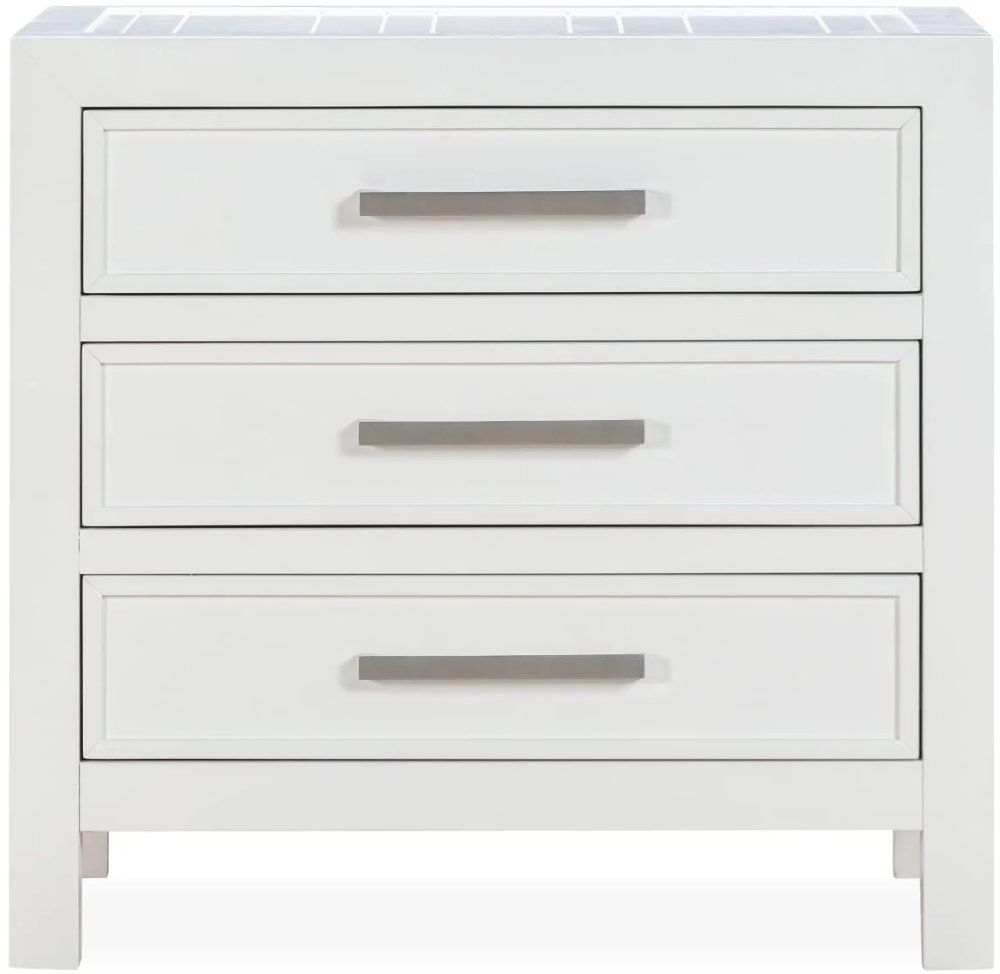Retreat White Nightstand