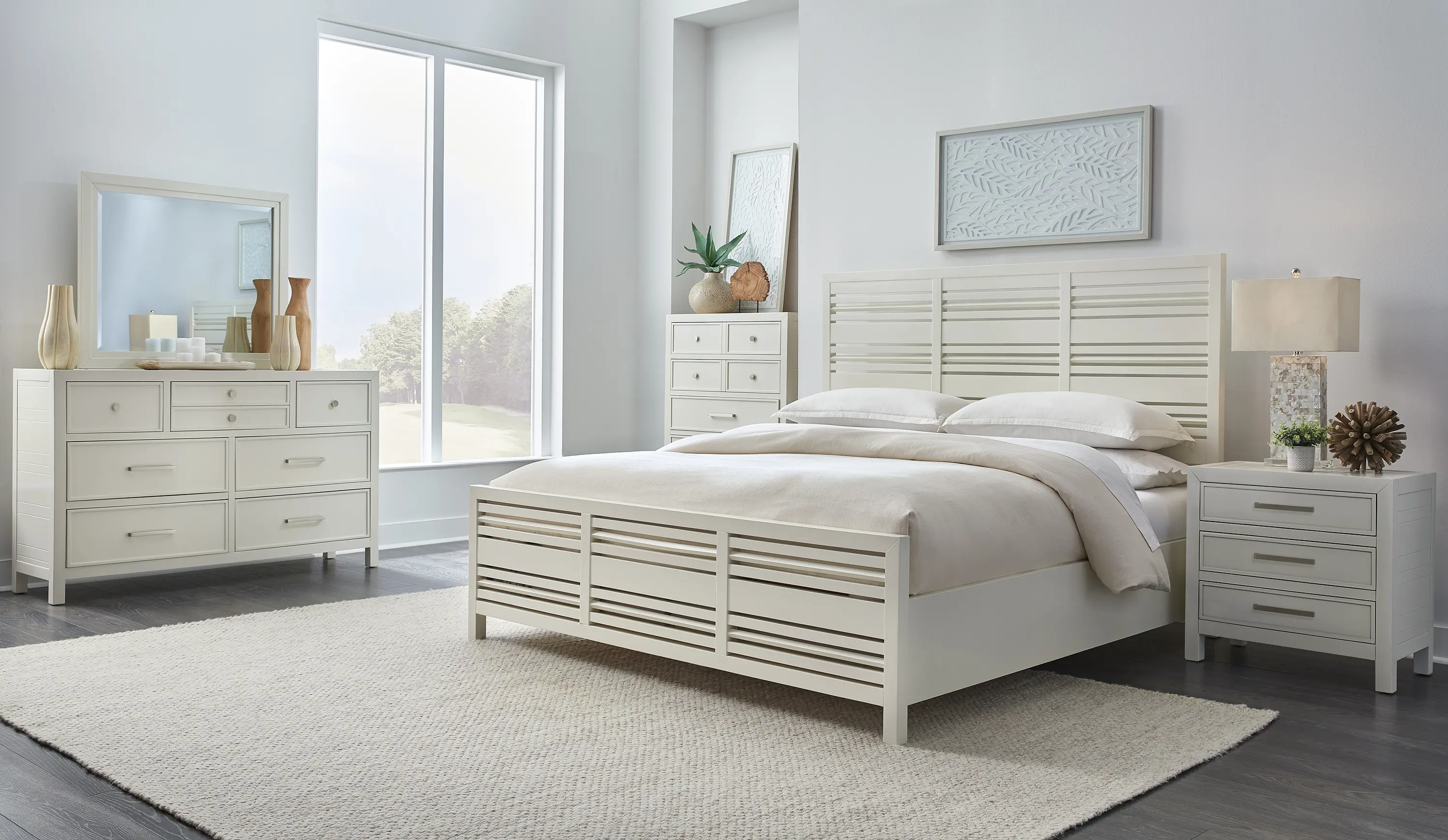 Retreat White Nightstand-5