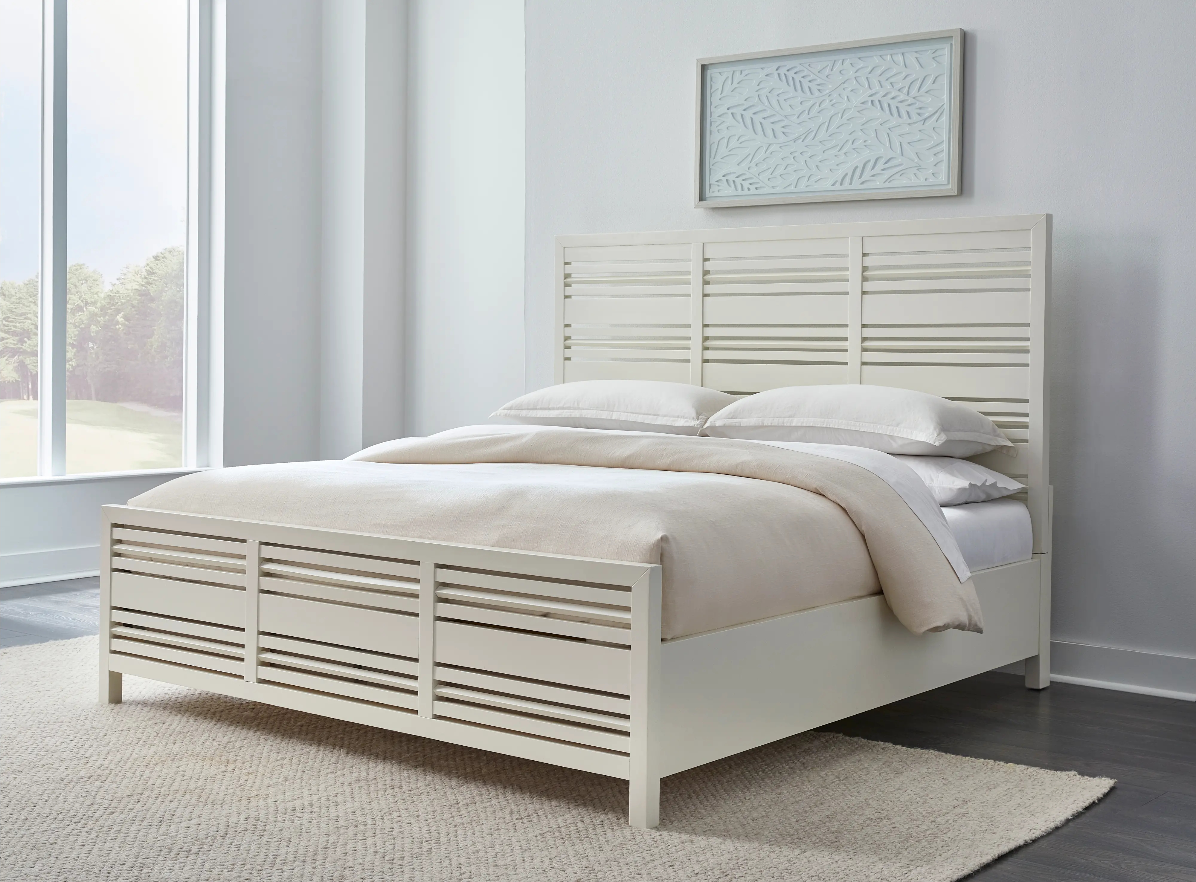 Retreat White Queen Bed-3