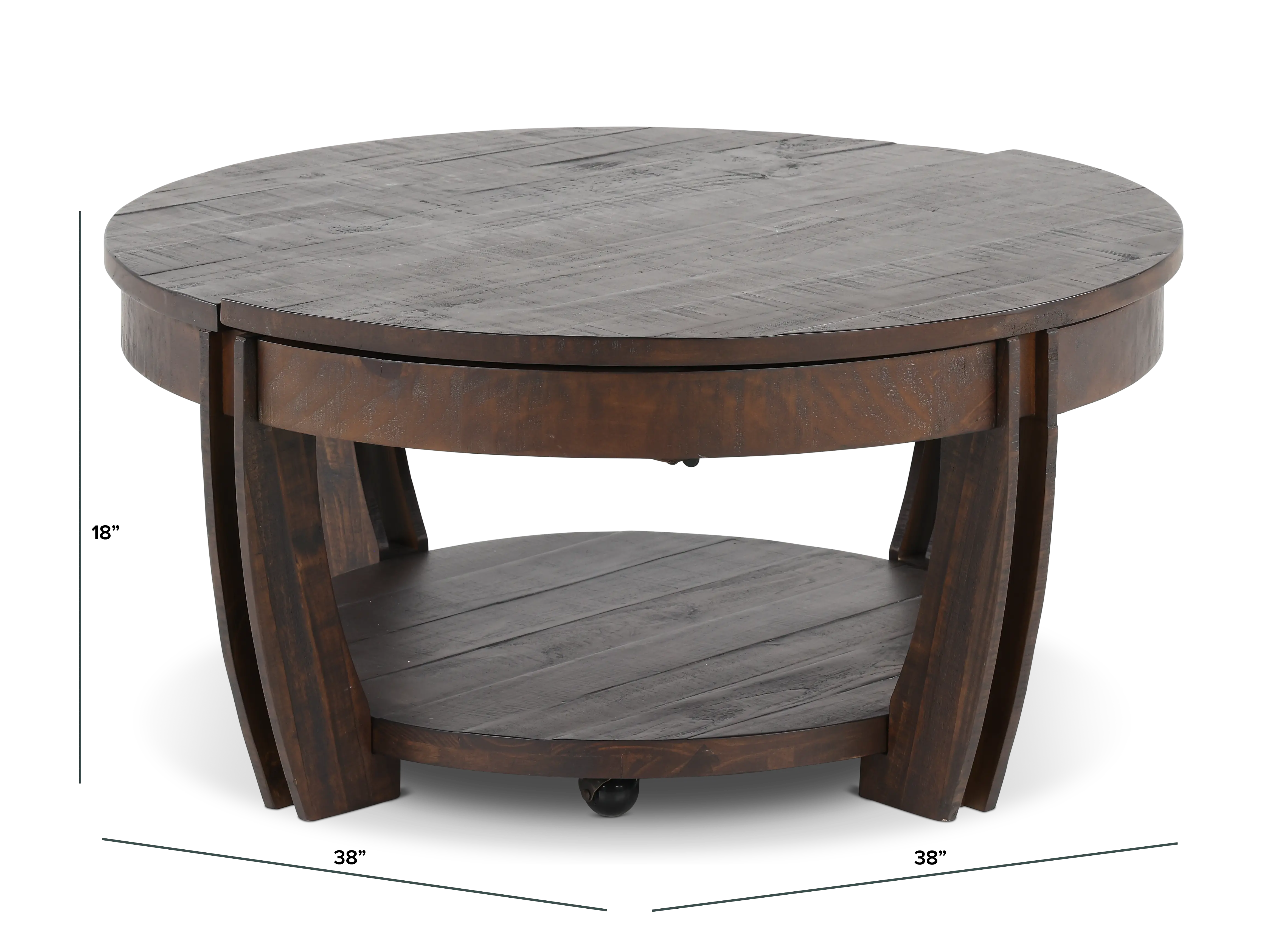 Lyndale Brown Coffee Table-3