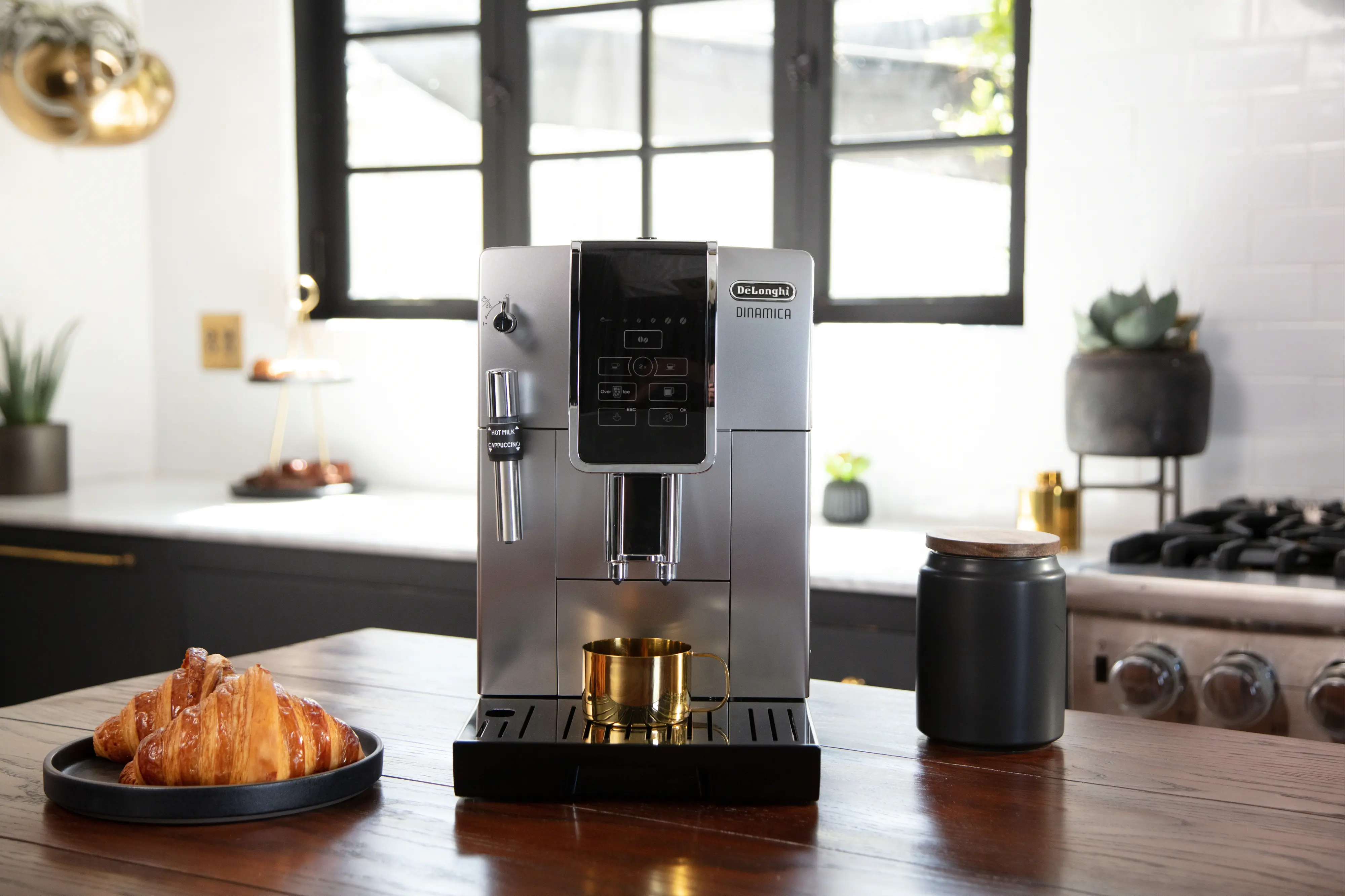 ECAM35025SB De'Longhi Dinamica TrueBrew Over Ice™ Coffee and Espresso Machine - Chrome-2